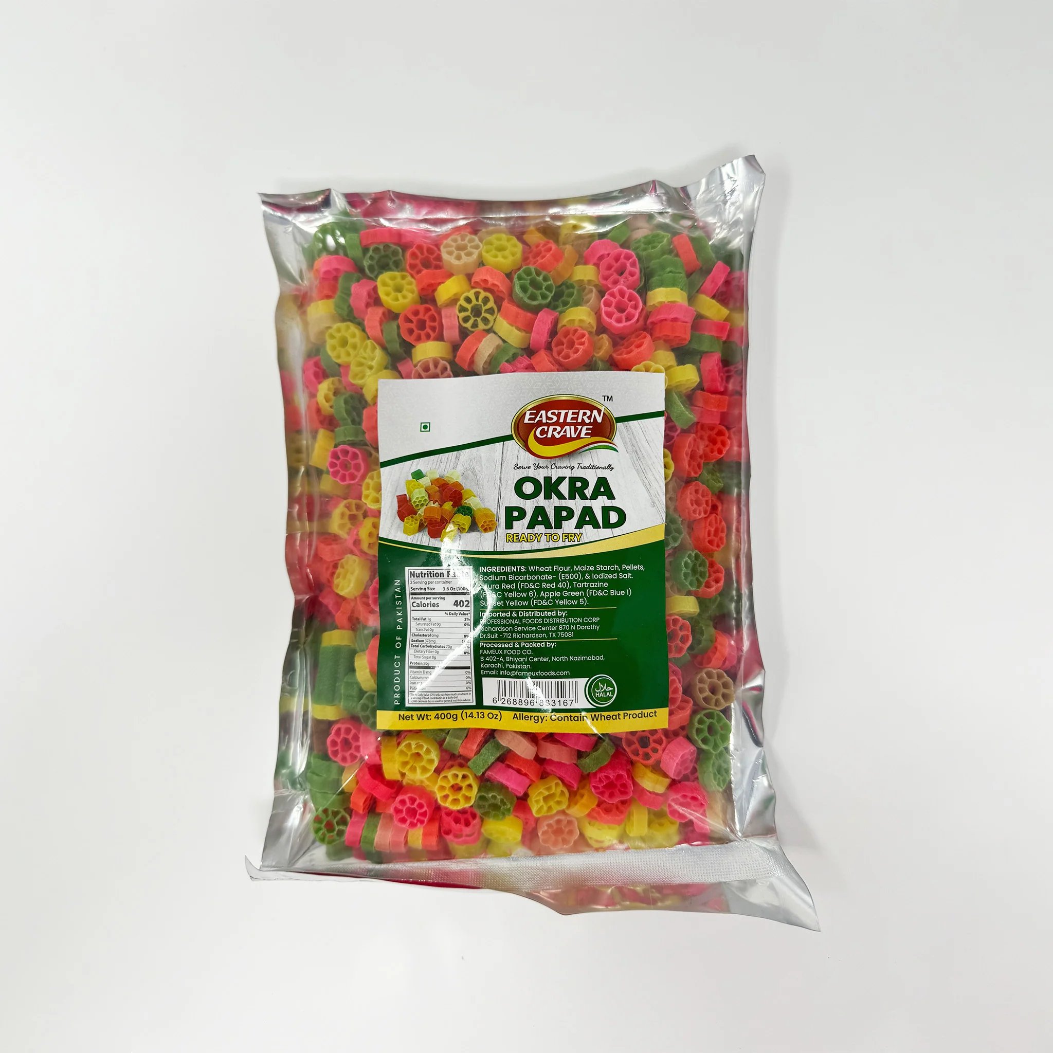 Eastern Crave Okra Papda 400g - Image 2