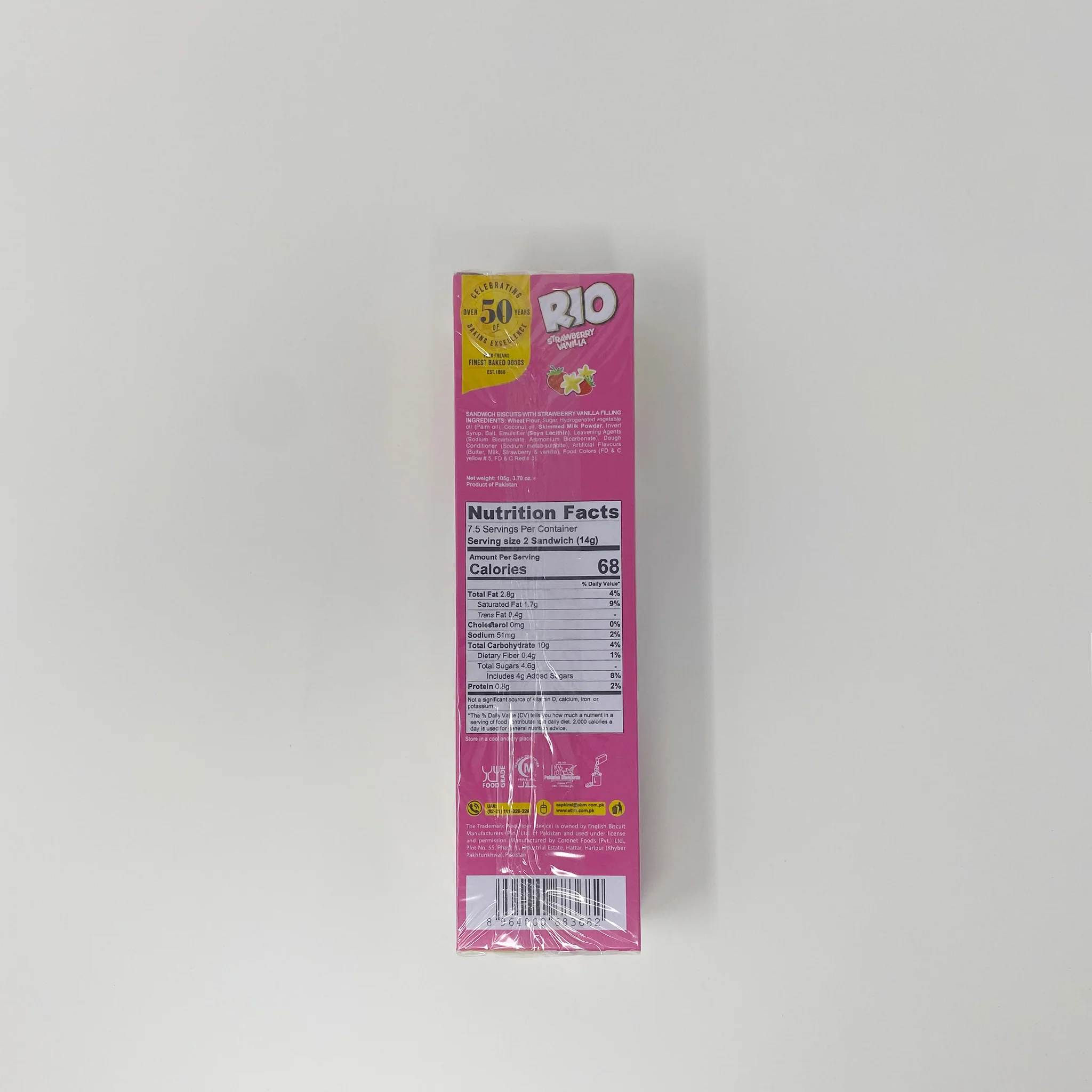 EBM Rio strawberry vanilla biscuit 105g - Image 2