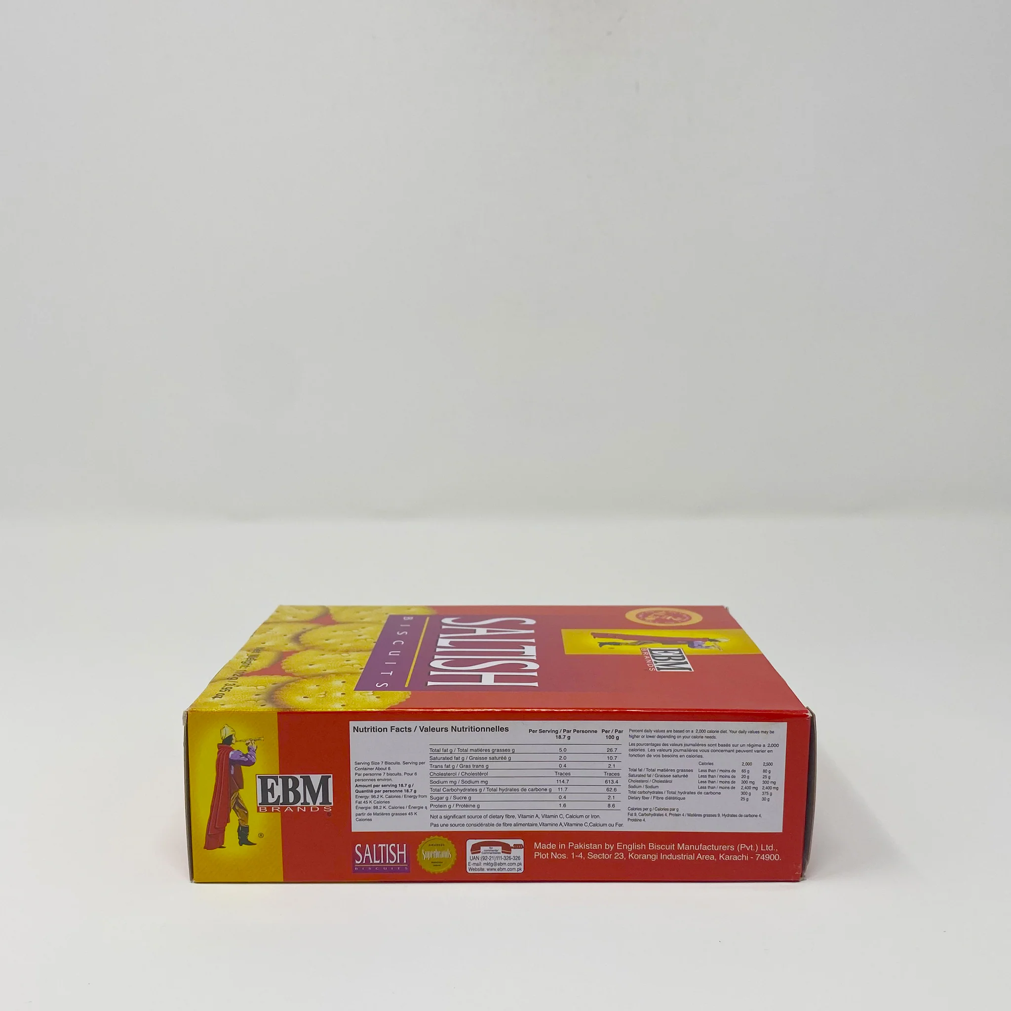 EBM Saltish Biscuits 112g - Image 2