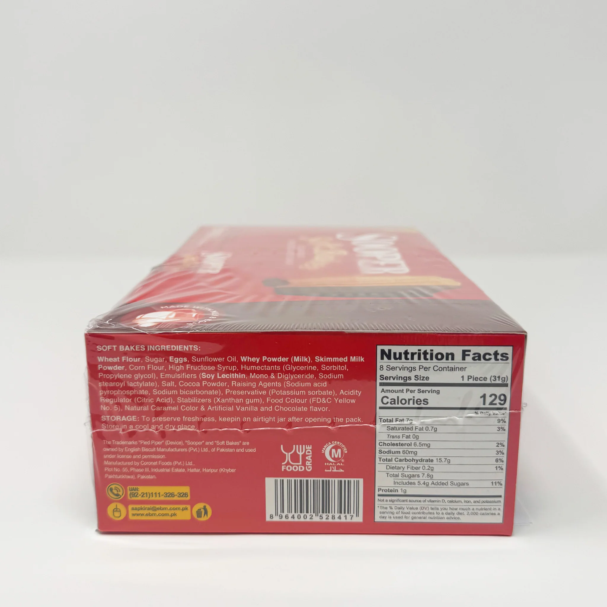 EBM Sooper classic chocolate soft cake 32g - Image 2