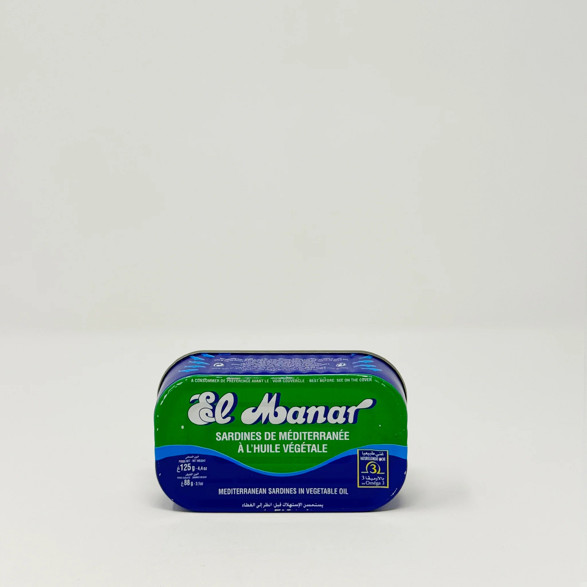 El Manar Mediterranee Sardines in Vegetable oil 125g