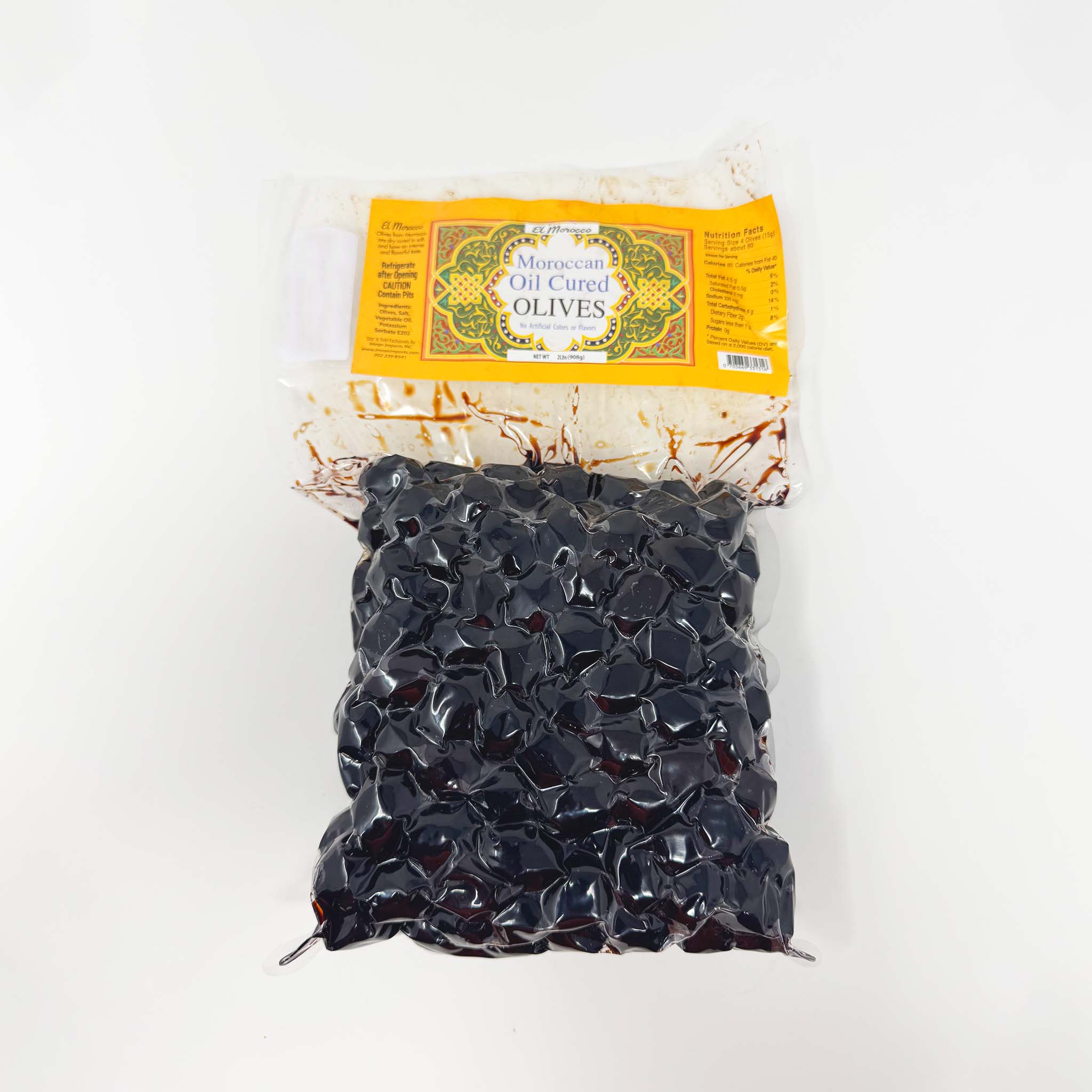 El Morocco Oil Cured Olives 908g