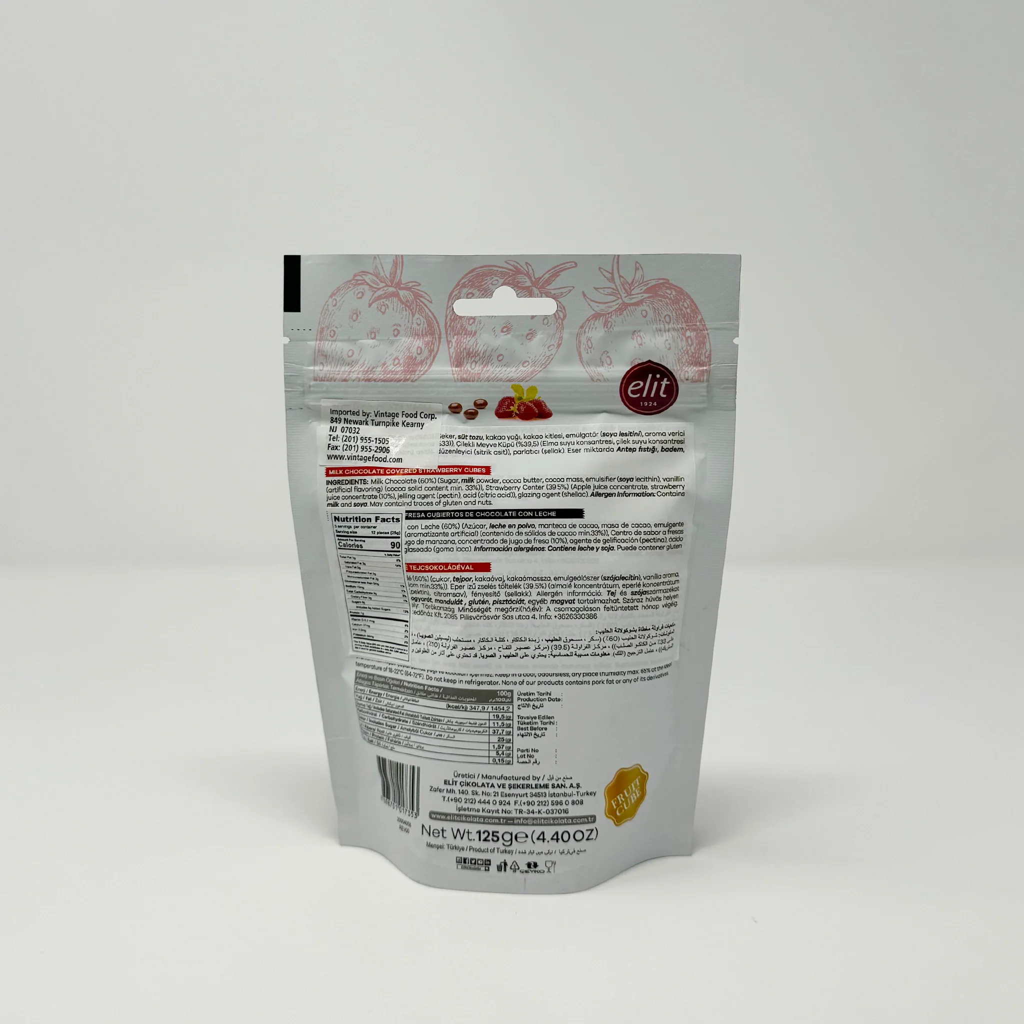 Elit strawberry chocolate 125g - Image 2