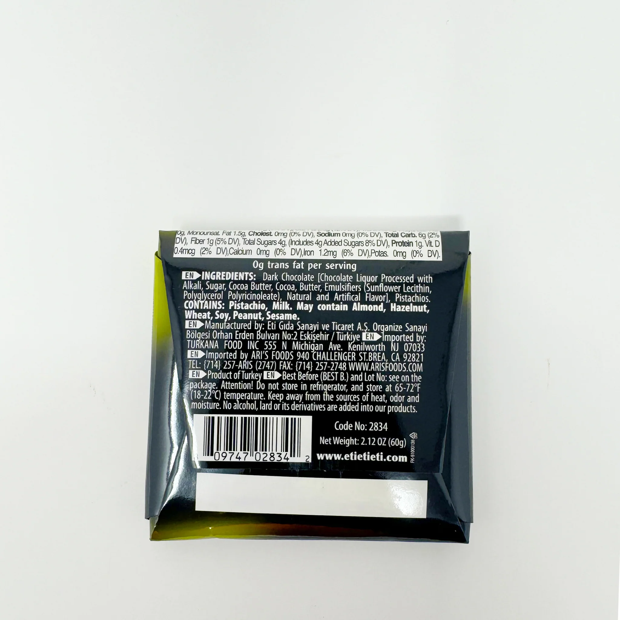 Eti Adicto Dark chocolate with Pistachio - Image 4