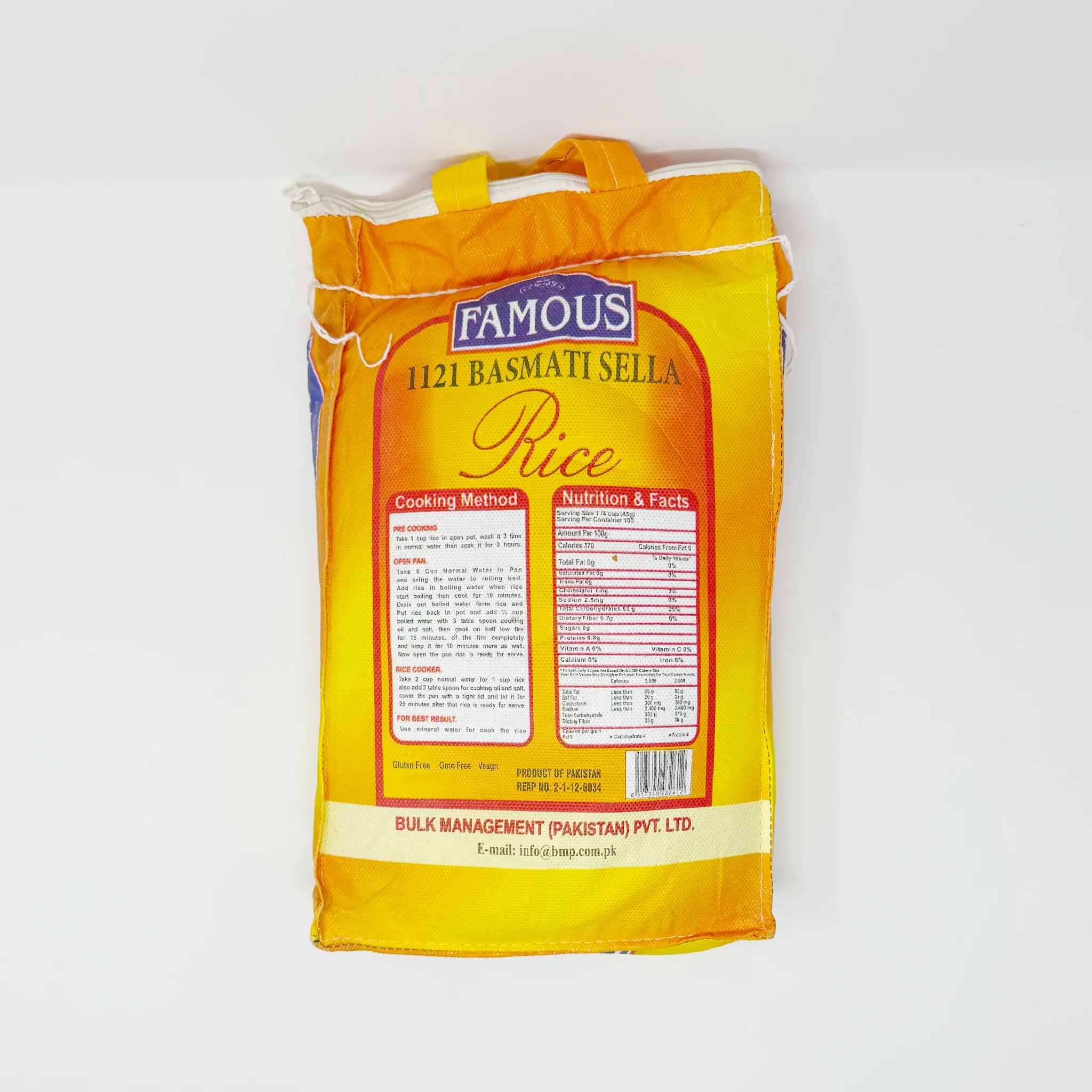 Famous 1121 basmati sela Rice 10 lb (In-Store Only) - Image 2