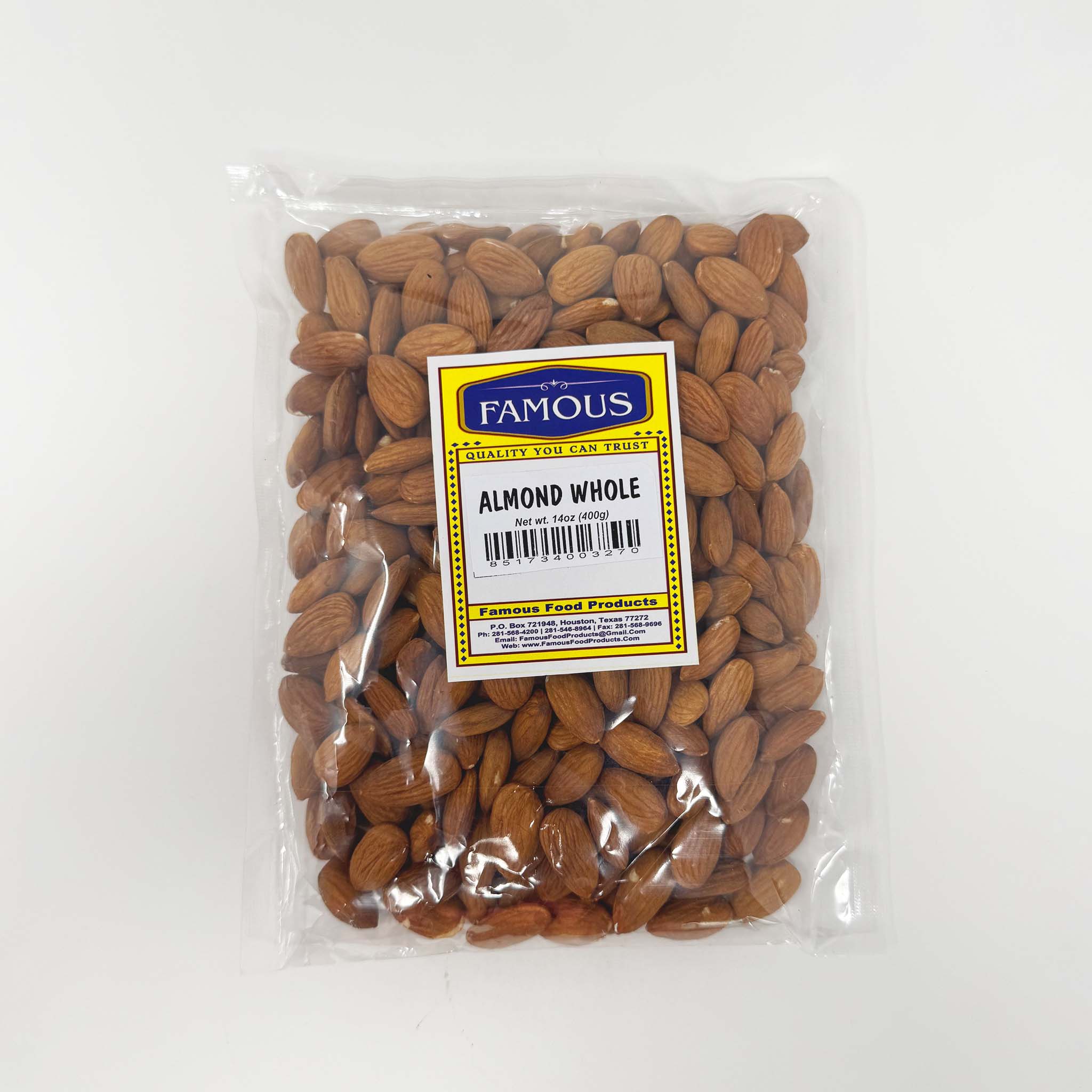 Famous Almond Whole 400g