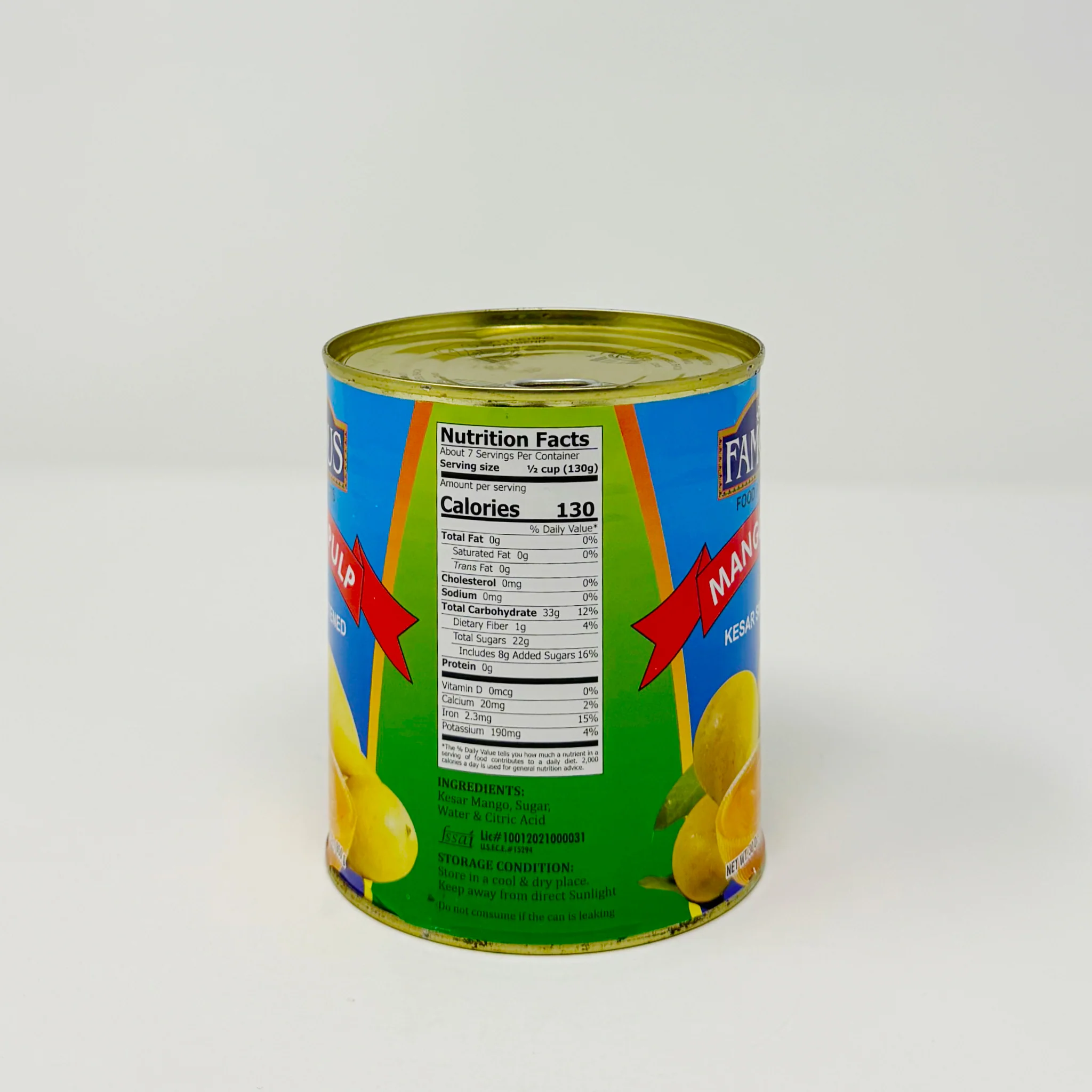 Famous Kesar Mango Pulp 850g - Image 2