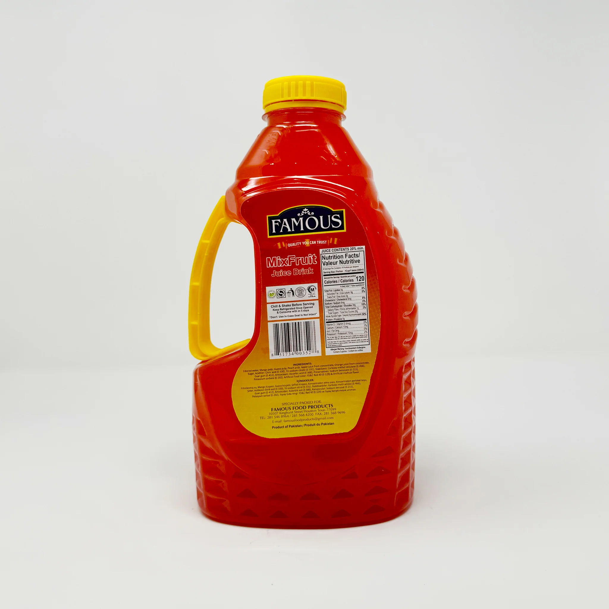 Famous Mixed Fruit Juice Drink 2.1L - Image 2