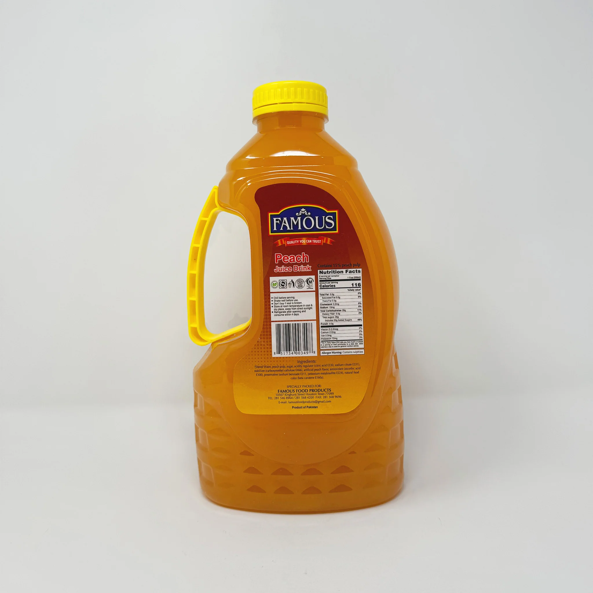 Famous Peach Juice Drink 2L - Image 2