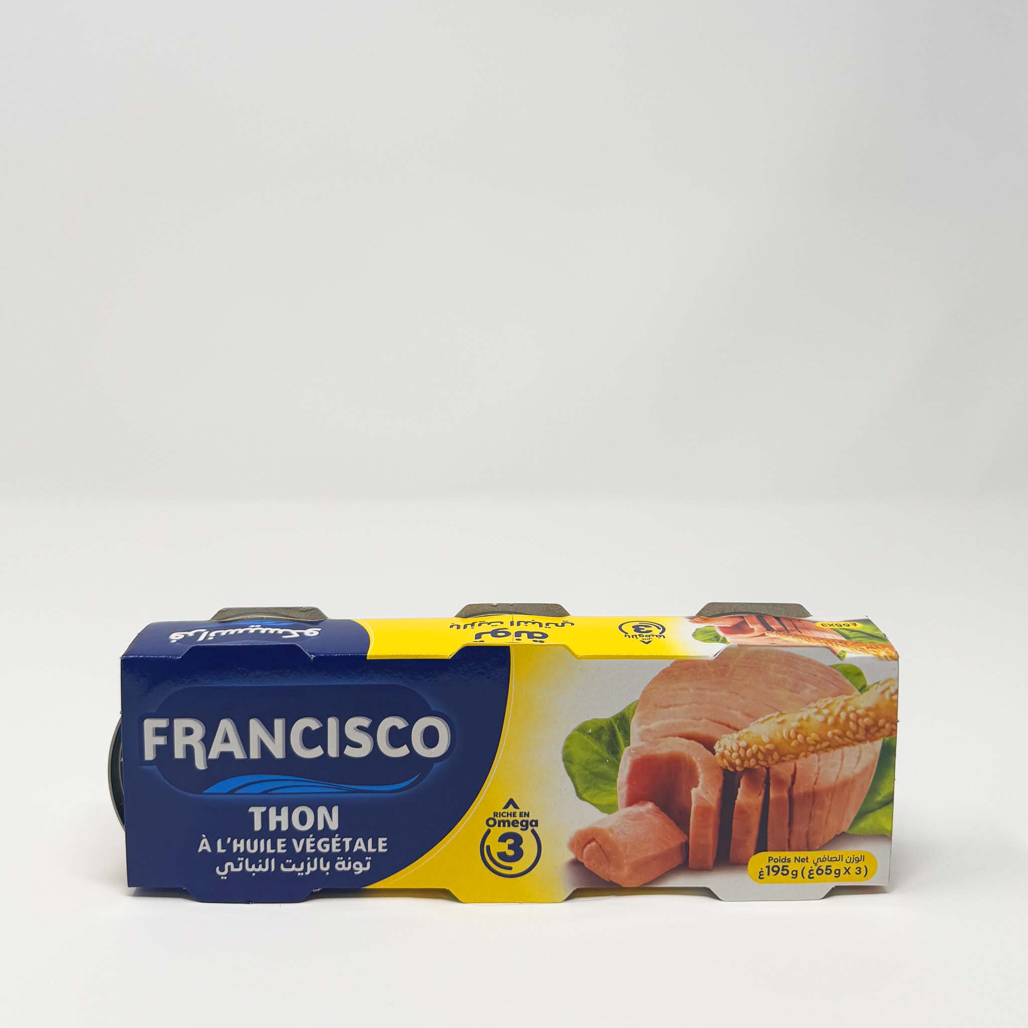 Francisco Sunflower Oil 3pcs x 65g