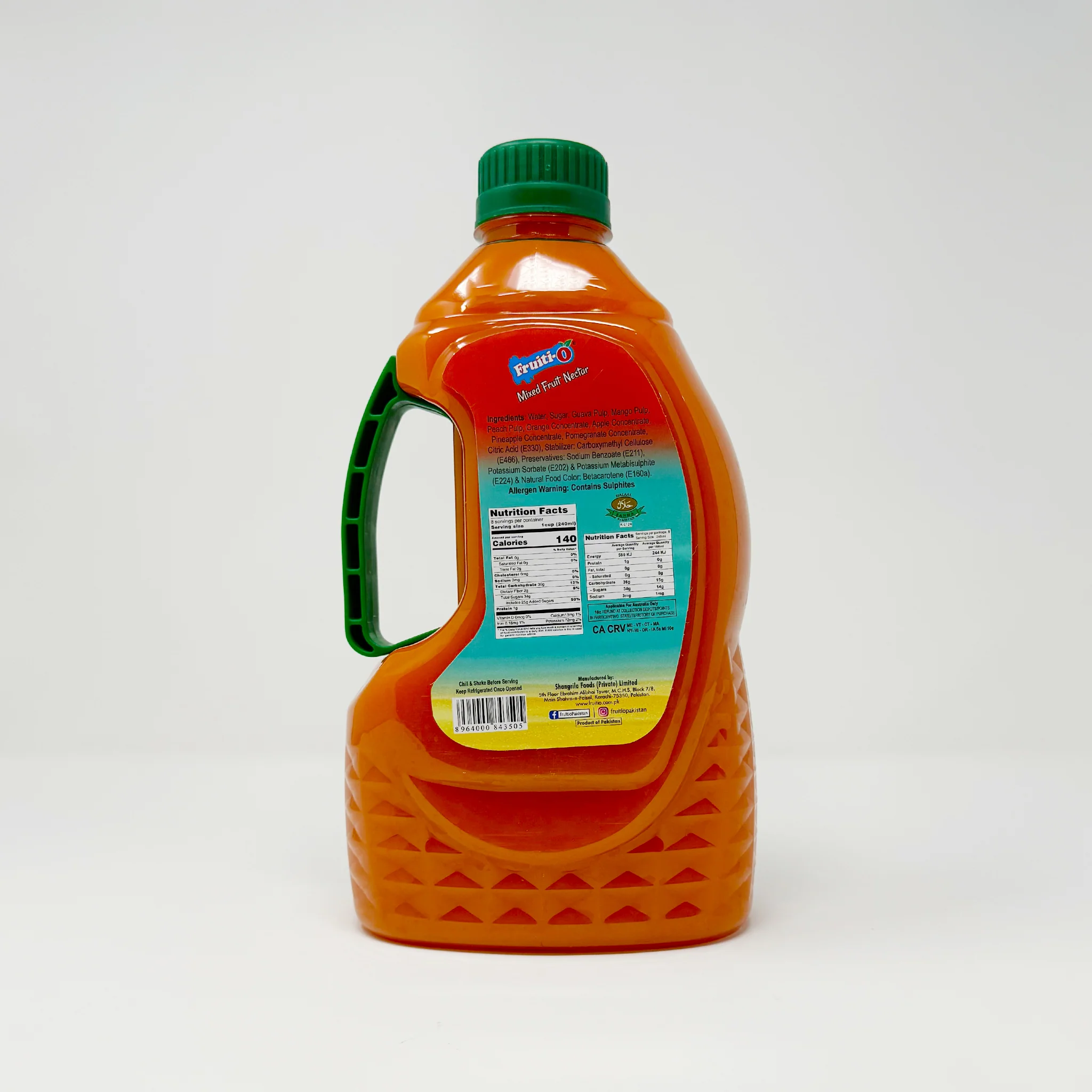 Fruiti-O Mixed Fruit Nectar 2.1L - Image 2