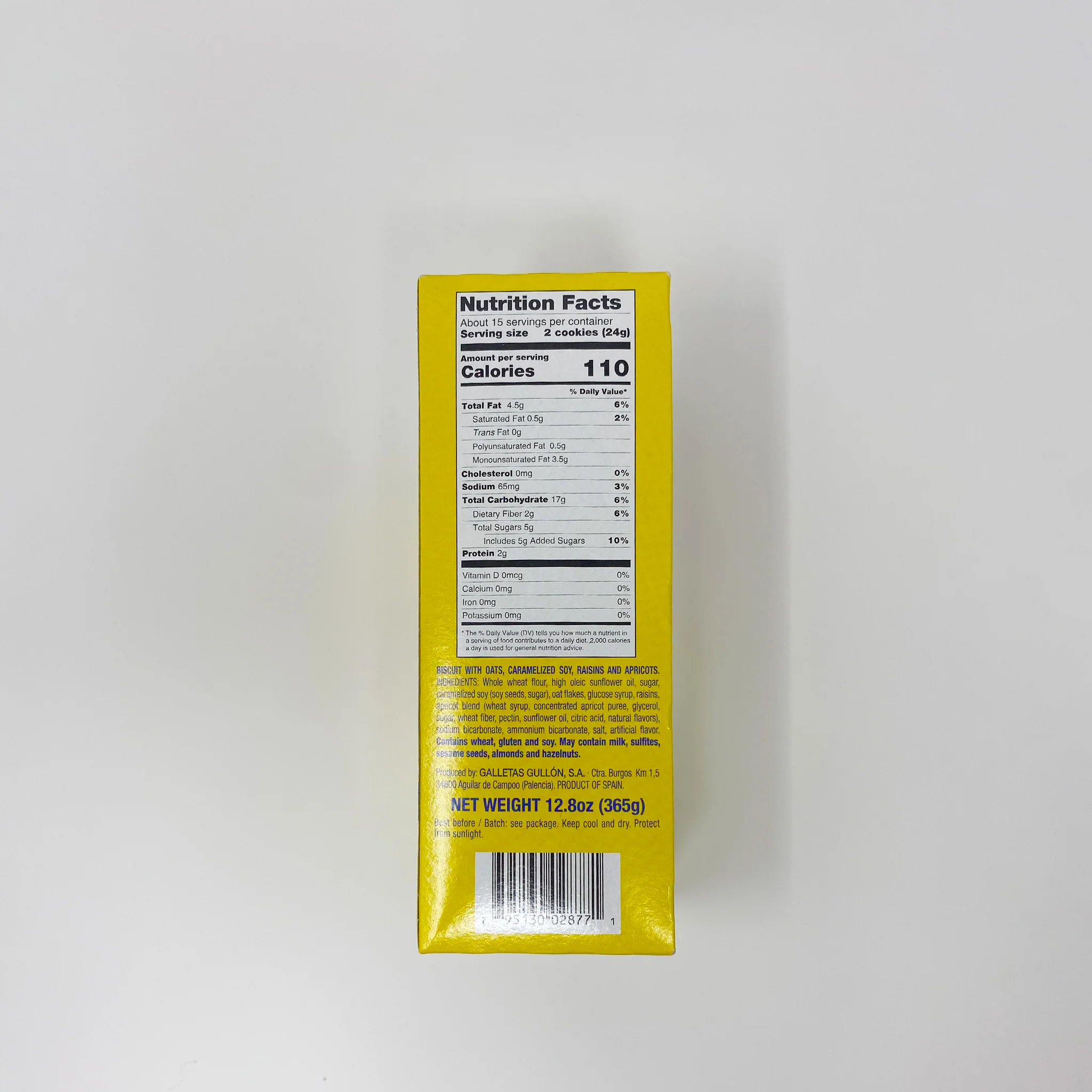 Gullon Digestive cookies Muesli 365g - Image 2
