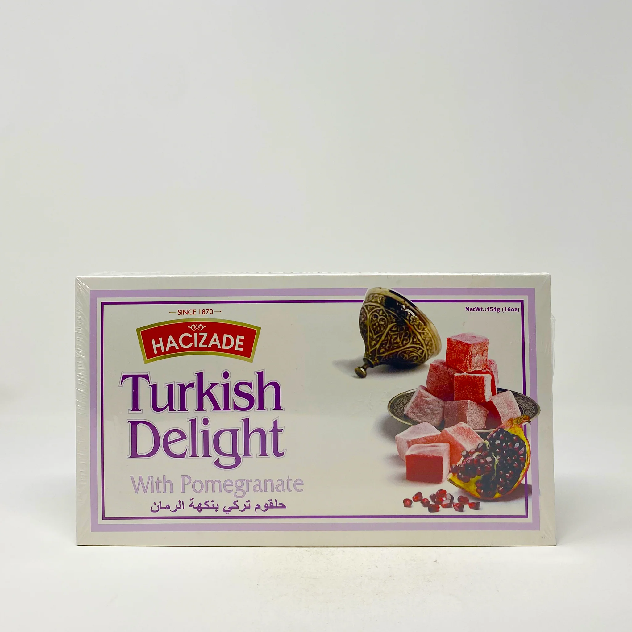 Hacizade Turkish Delight with pomegranate 454g