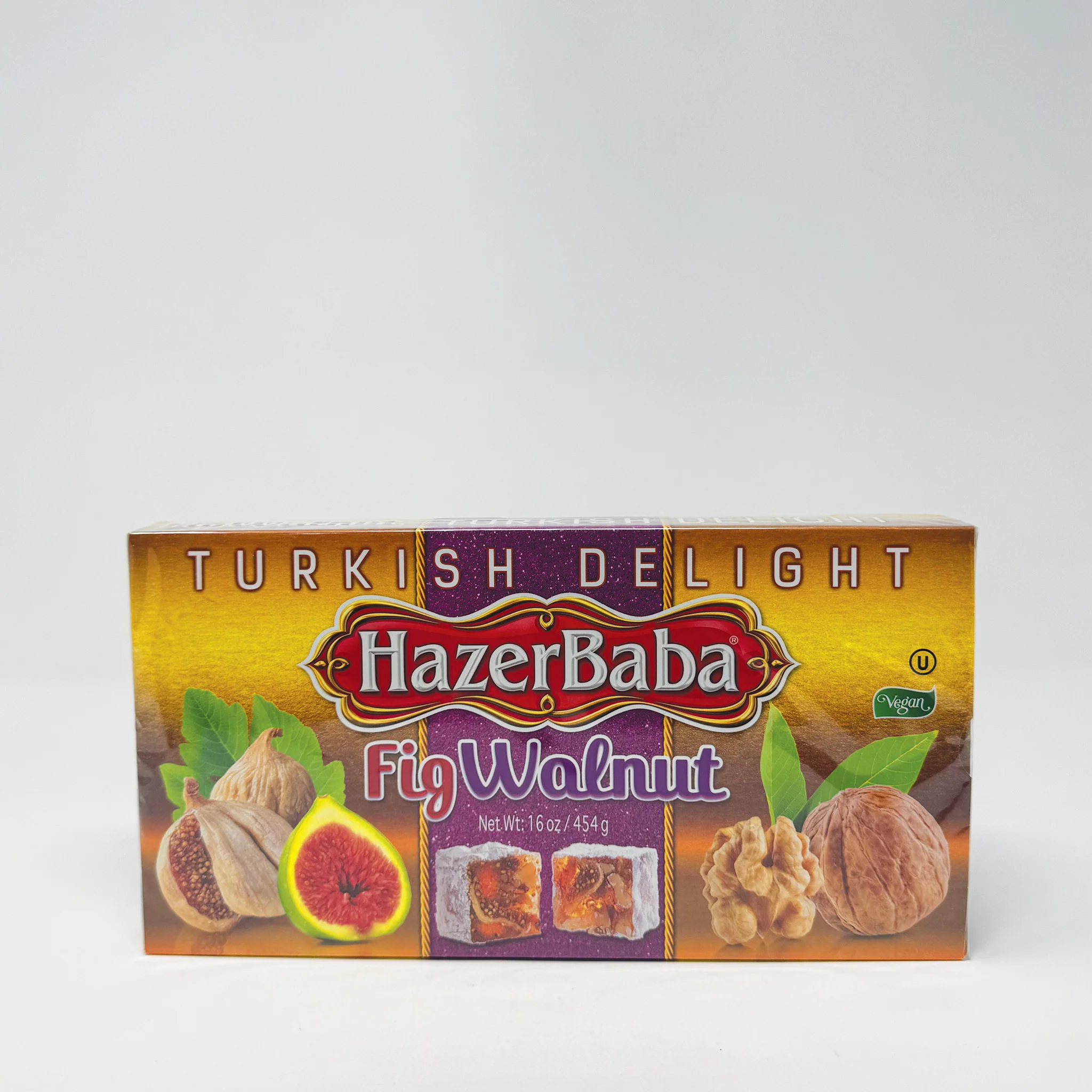 HazerBaba Turkish Delight Fig Walnut 454g