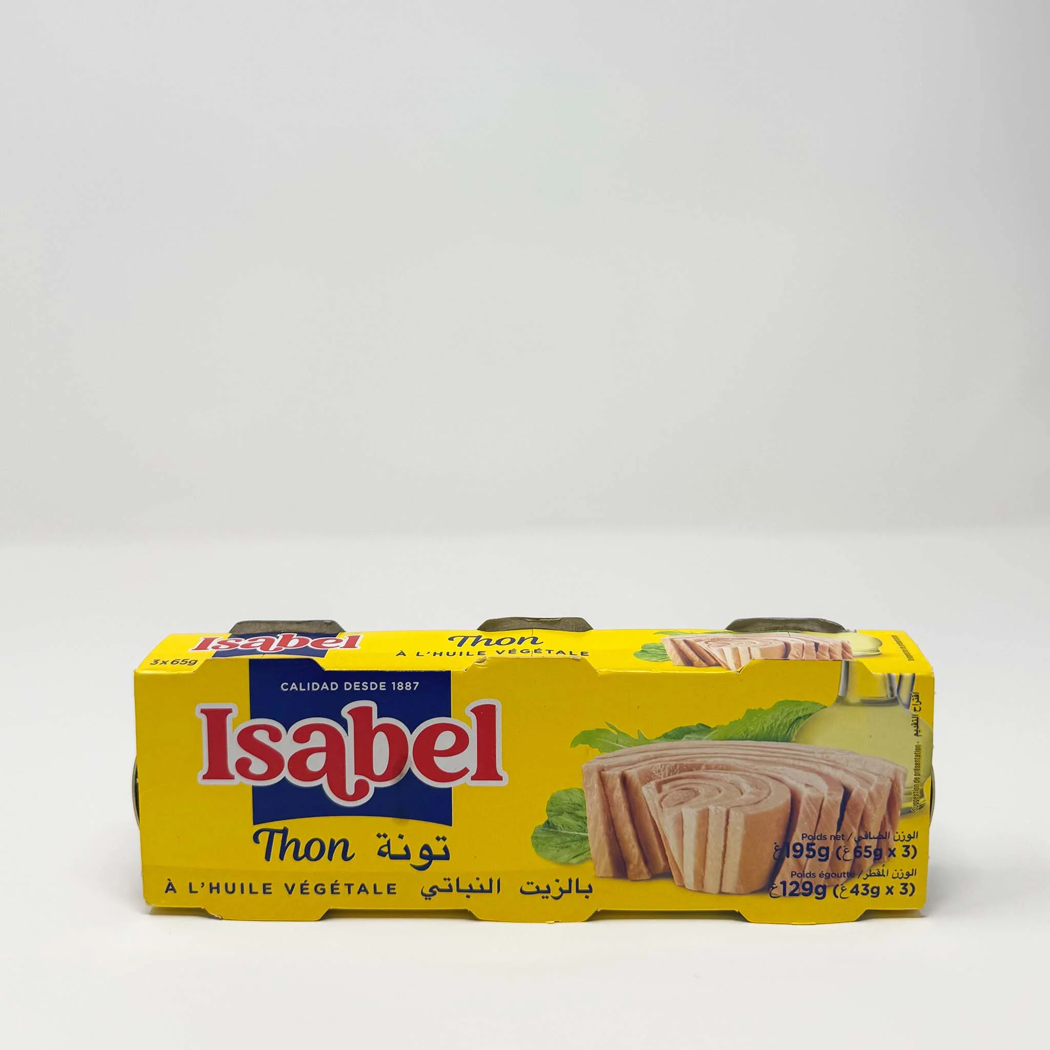 Isabel Algerian tuna in sunflower oil 3pack