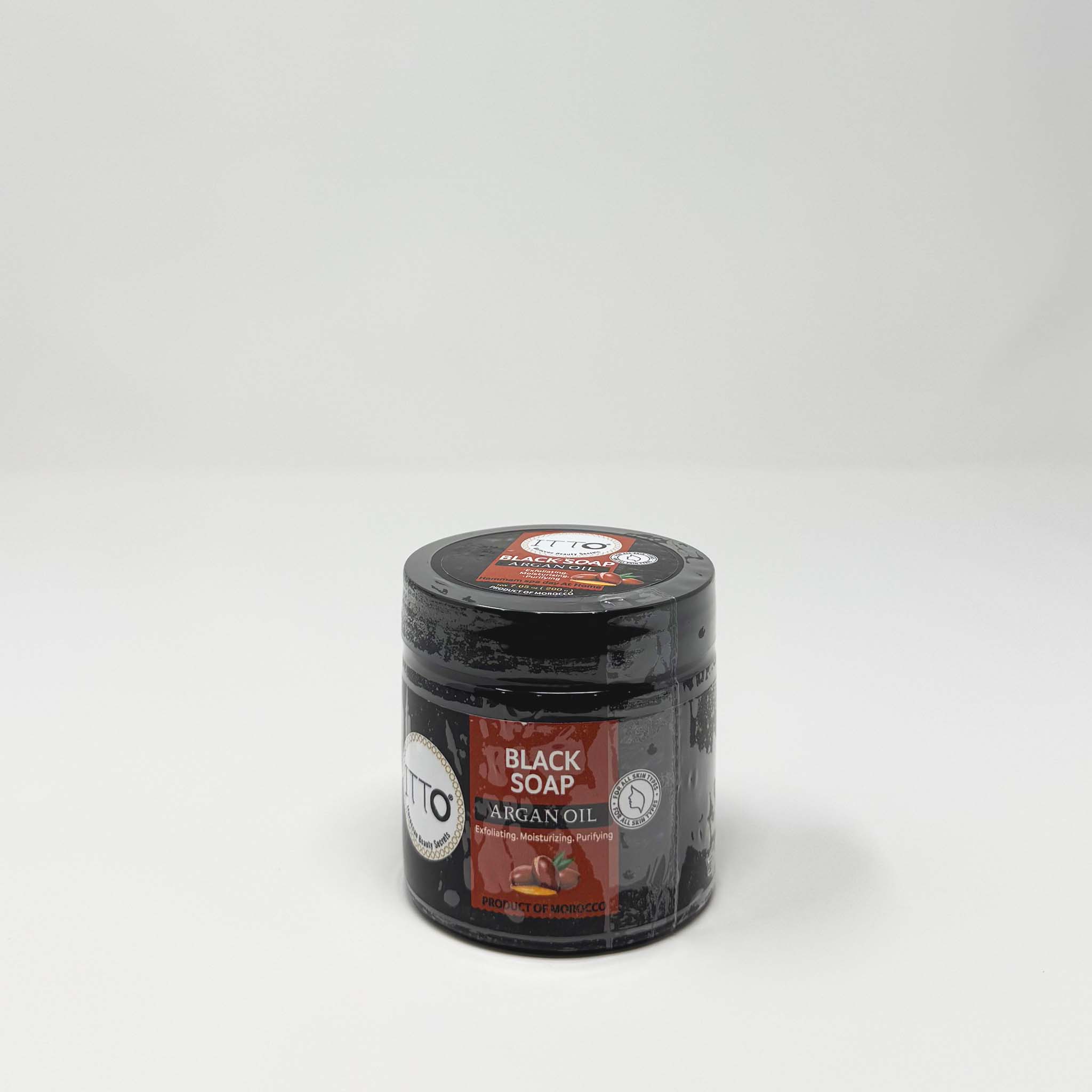 ITTO Moroccan Argan Black soap 200g