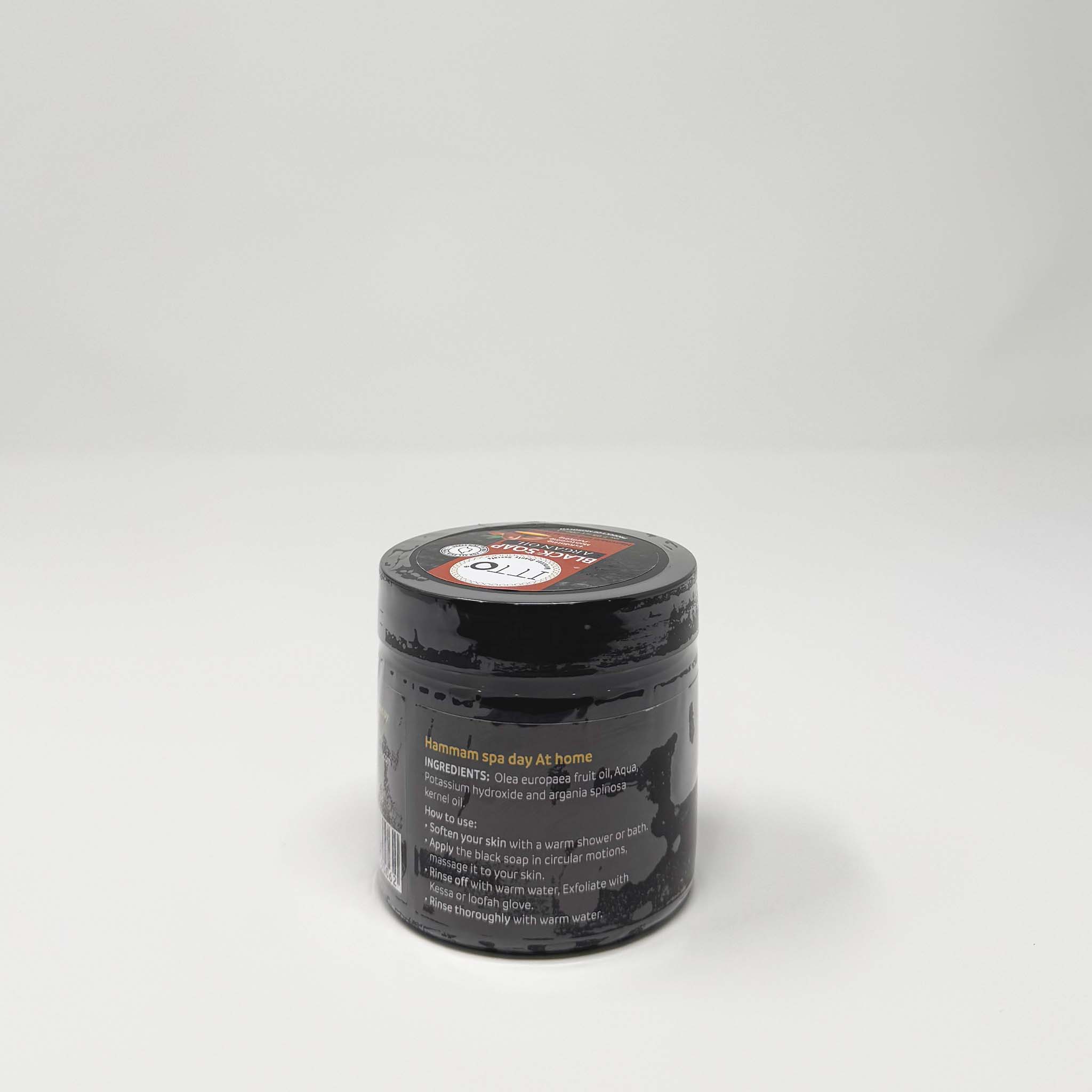 ITTO Moroccan Argan Black soap 200g - Image 3
