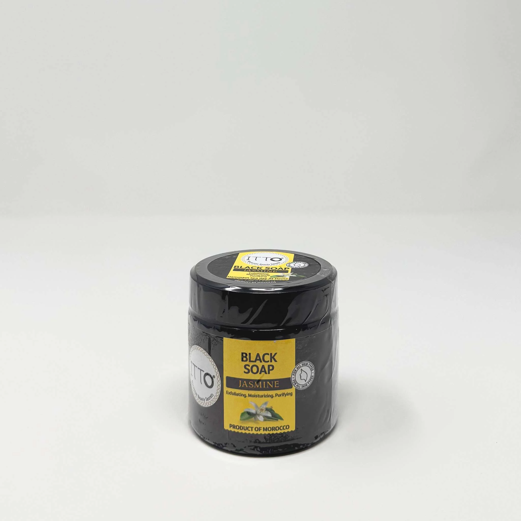 ITTO Moroccan jasmine Black soap  200g