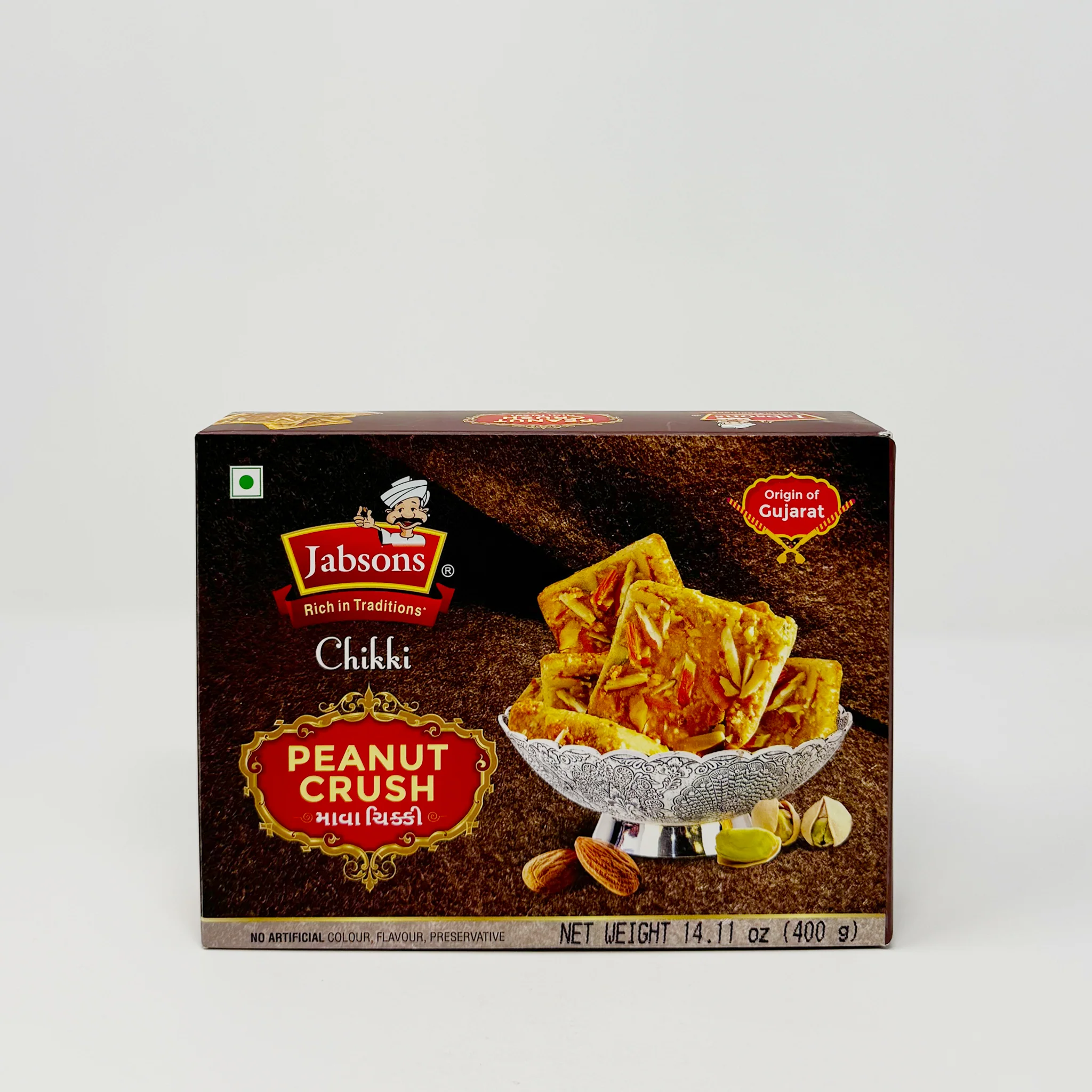 Jabsons Chikki Peanut Crush 400g