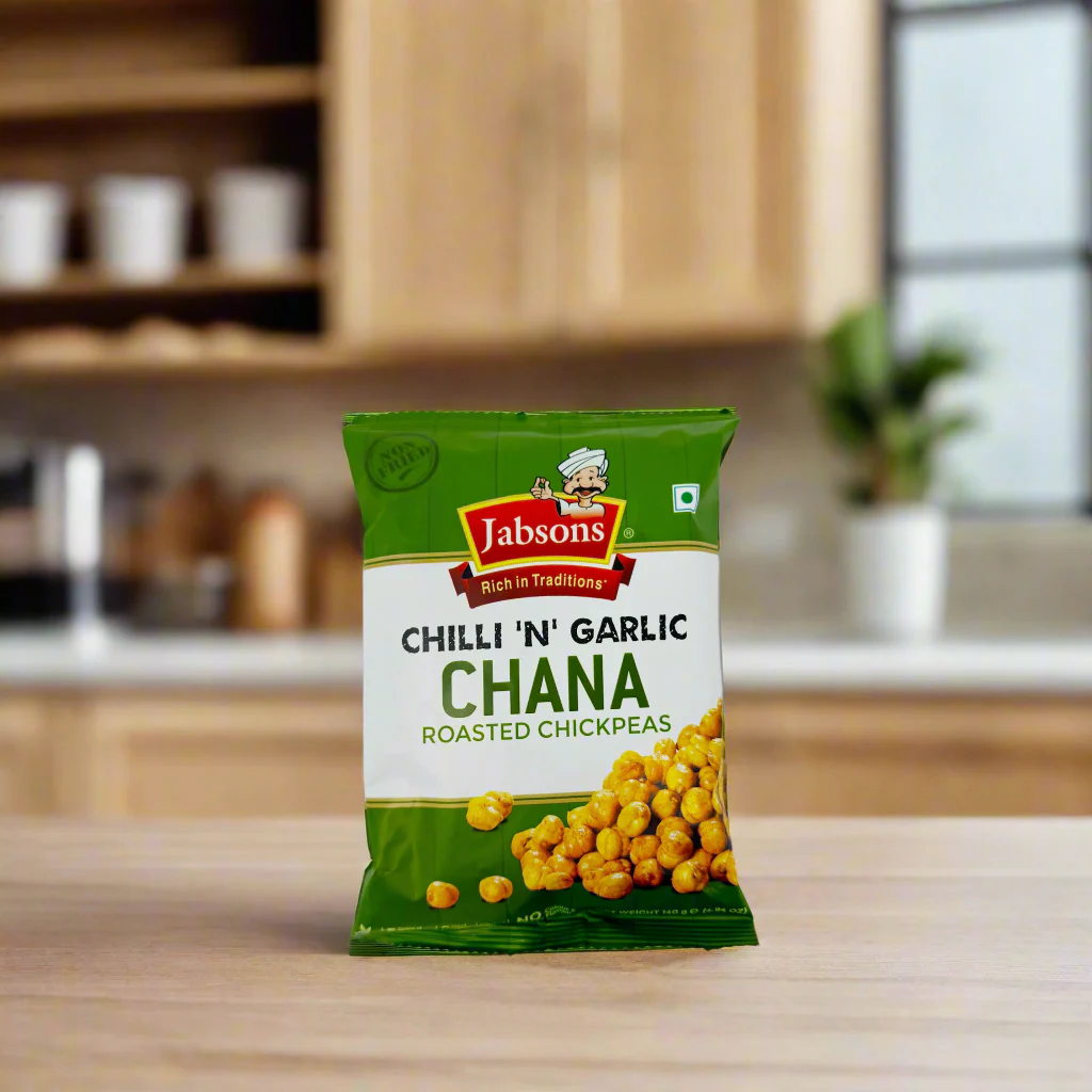 Jabsons Chilli N Garlic Chana 140g - Image 3