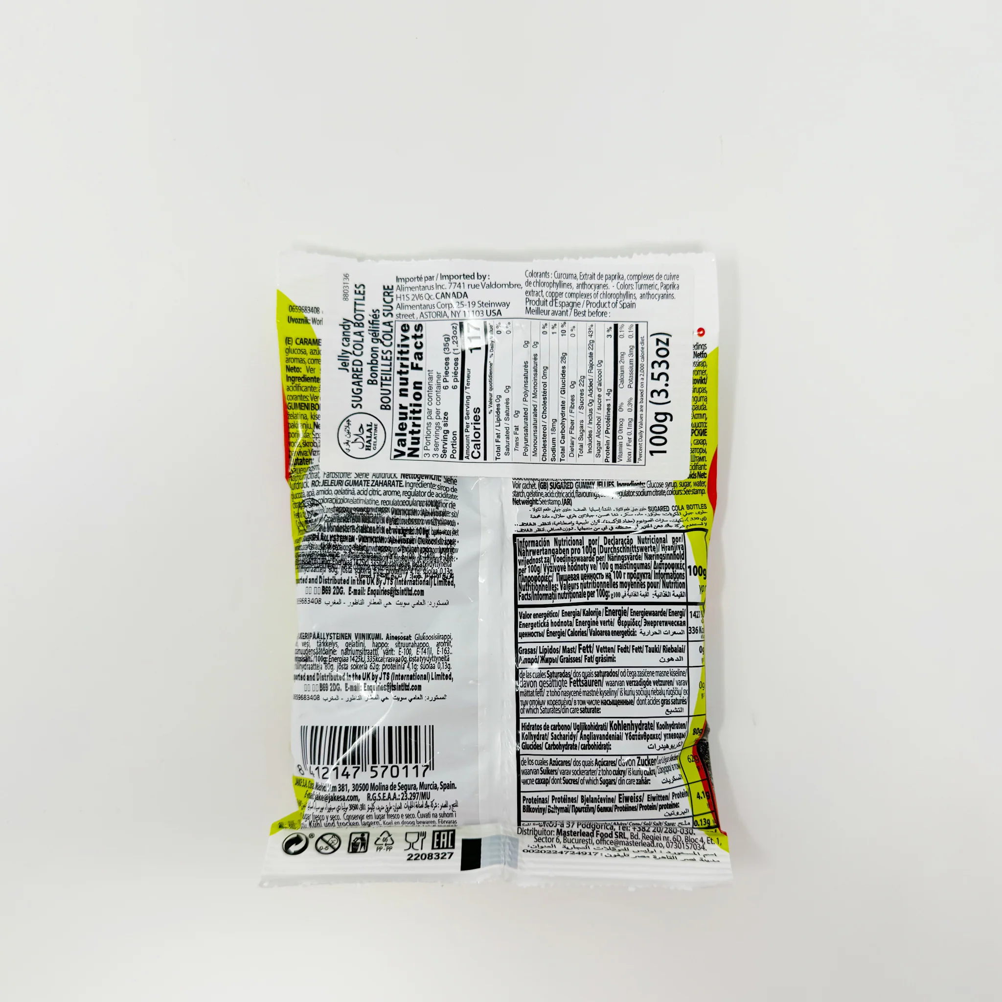 Jelly Maria cola Bottles gummy’s 100g - Image 2