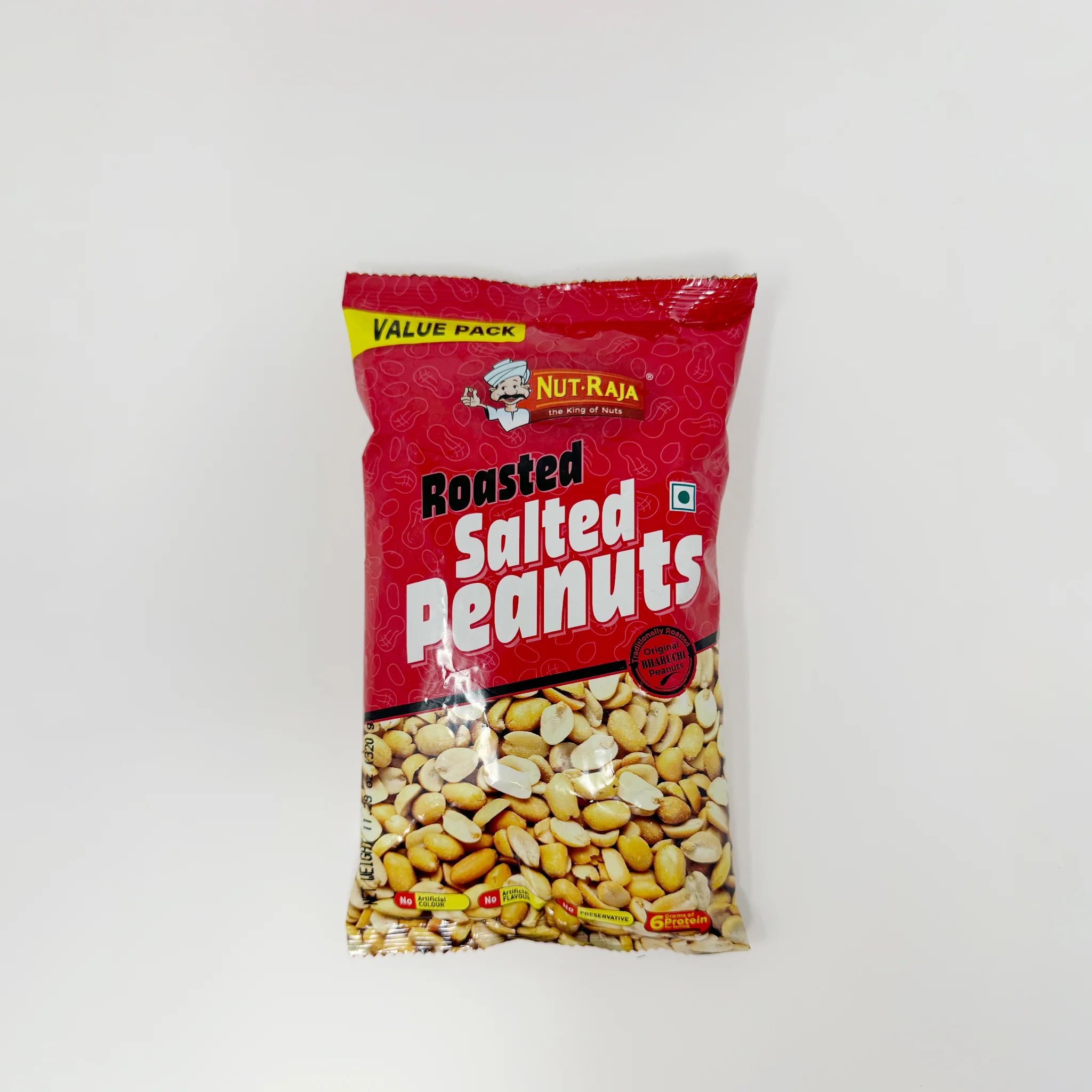 Nut-Raja Roasted Salted Peanuts 320g