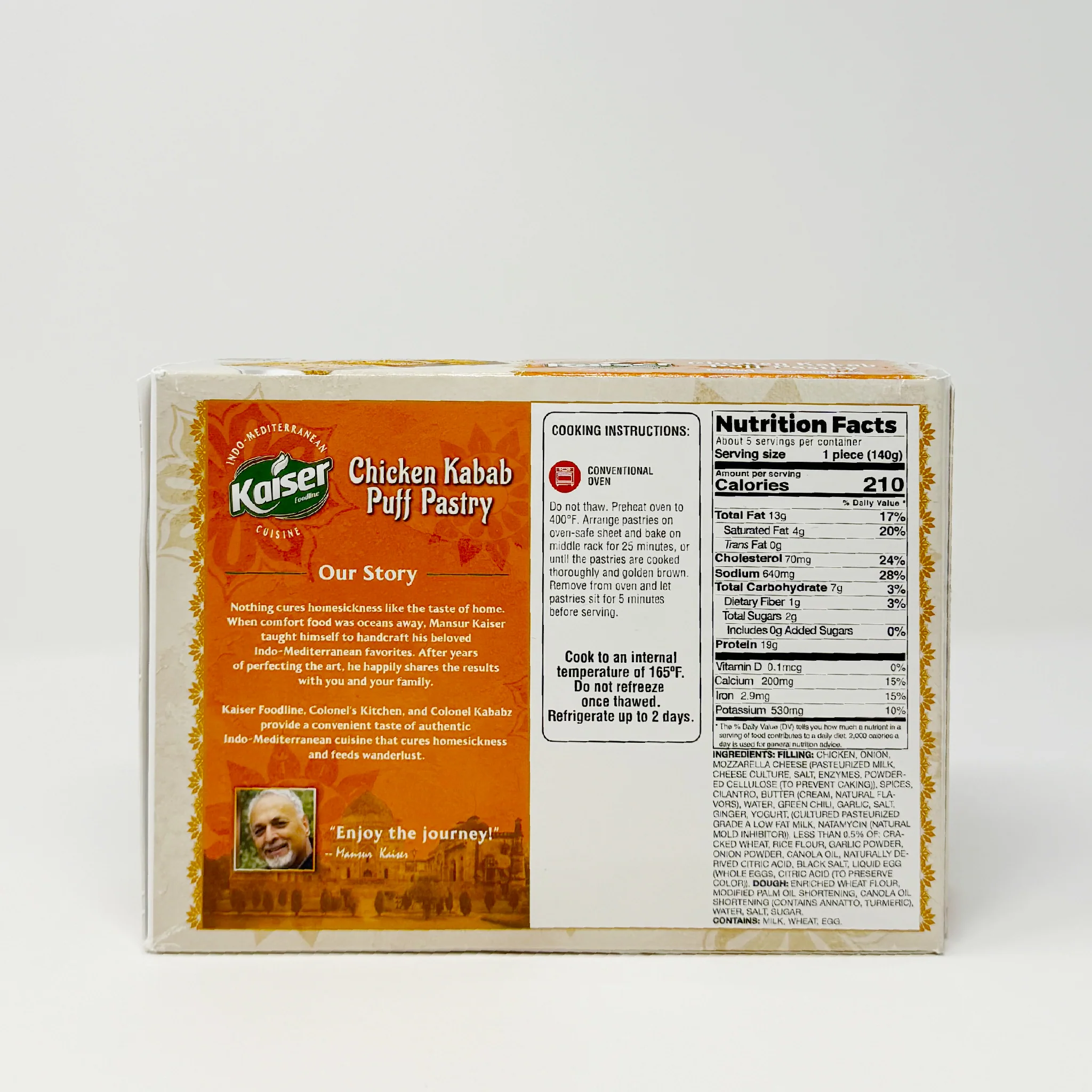 Kaiser Chicken Kabab puff pastry 25 oz (In-Store Only) - Image 2