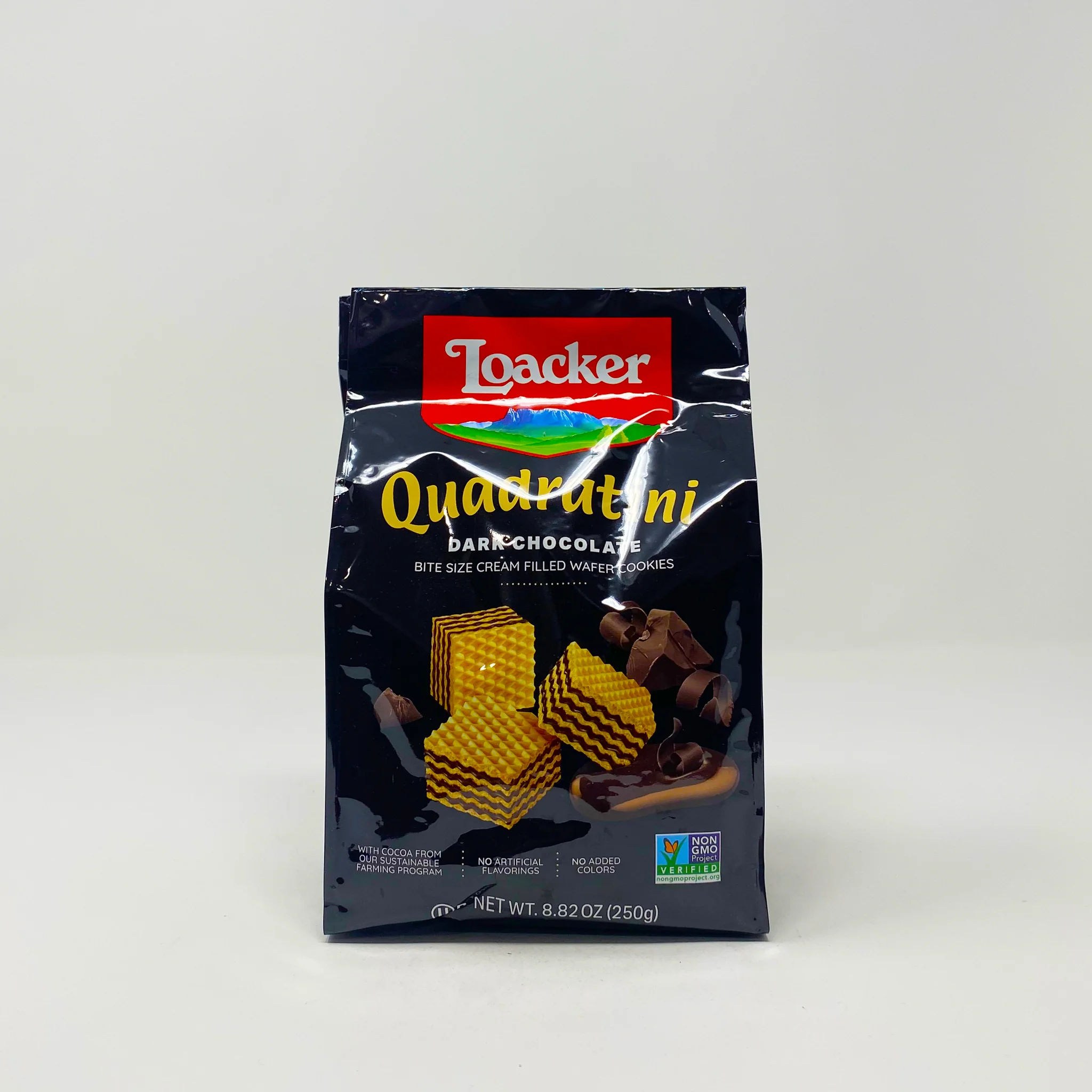 Loacher Dark Chocolate wafer cube 250g