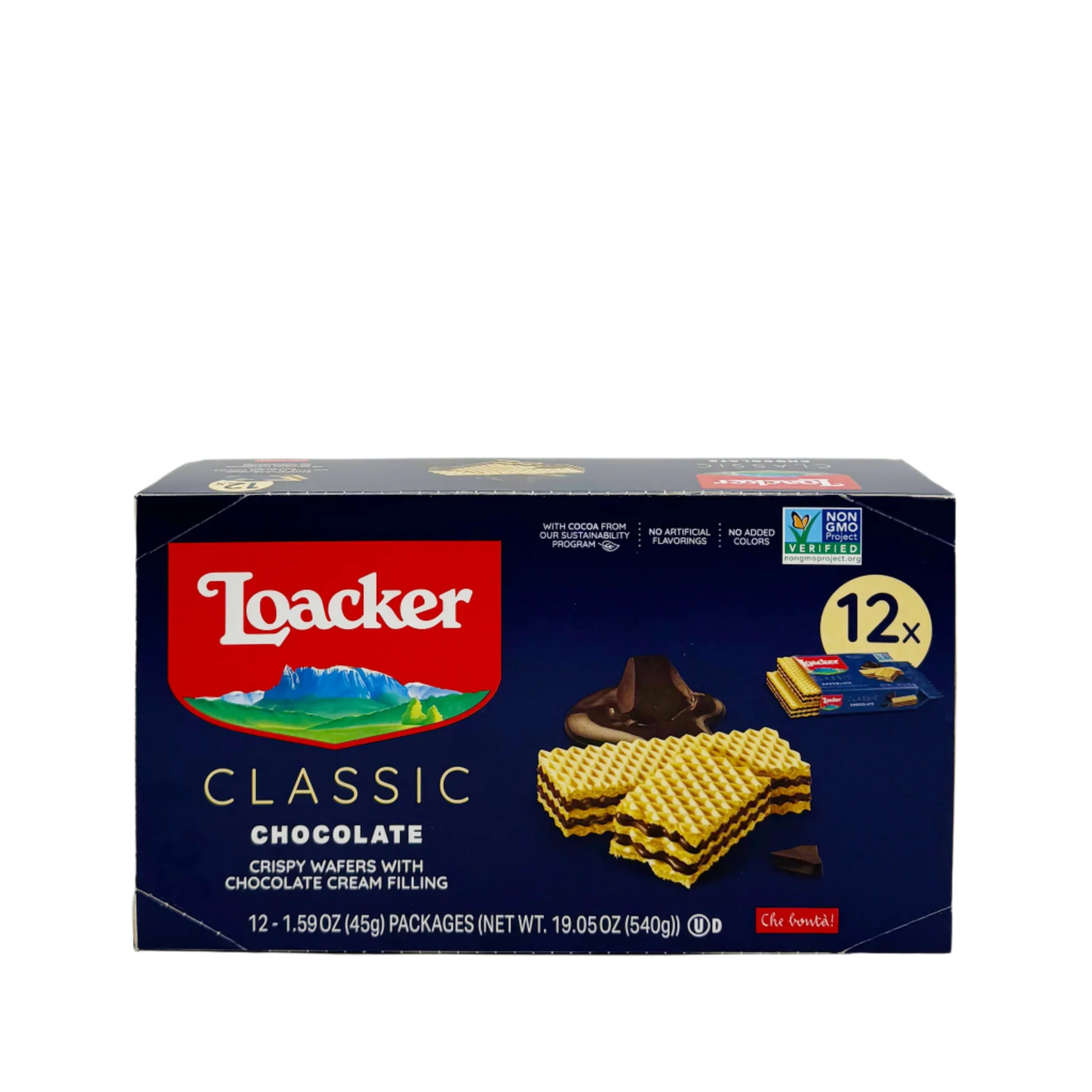 Loacker classic chocolate wafer 45g*12 - Image 3