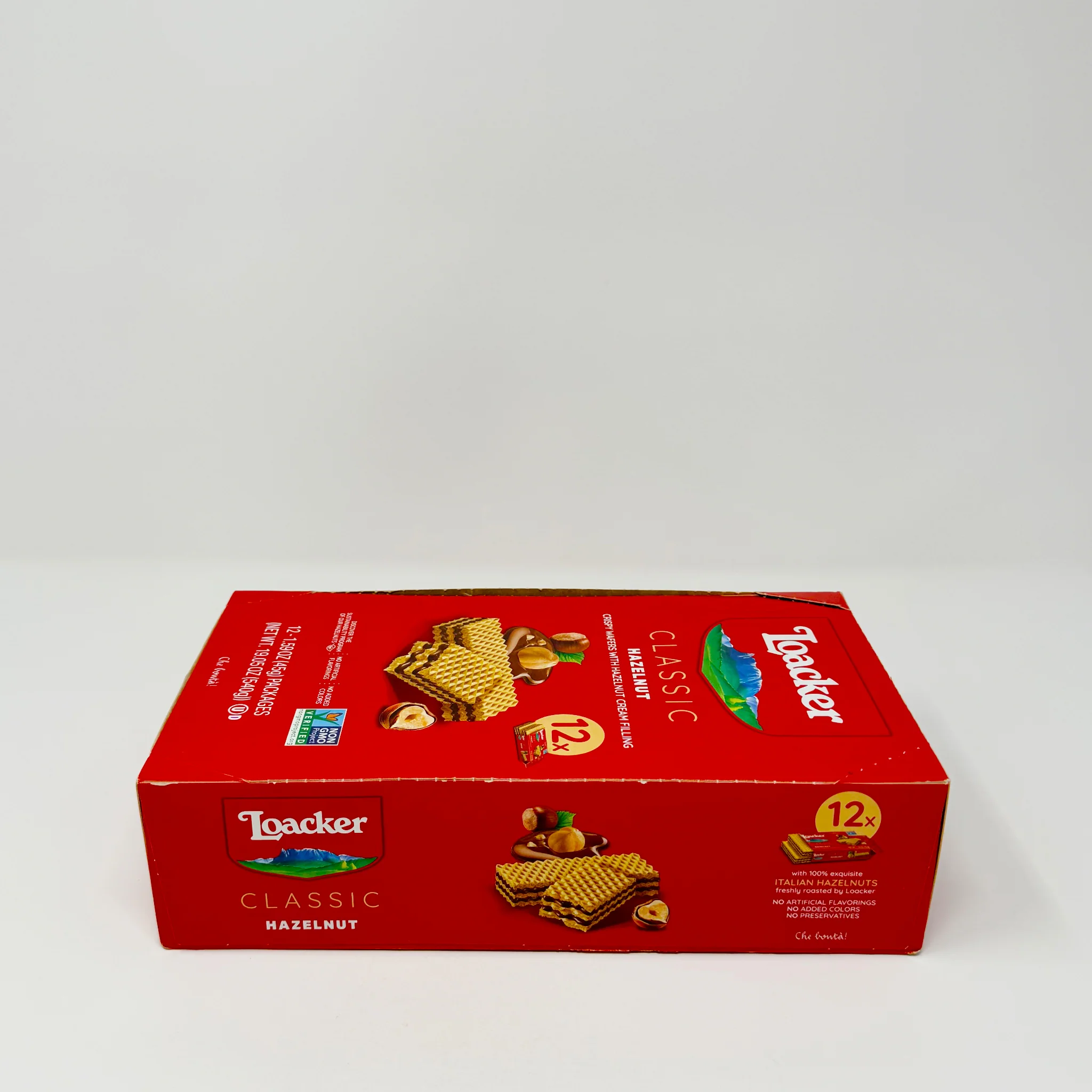 Loacker classic Hazelnut wafer 45g*12 - Image 2