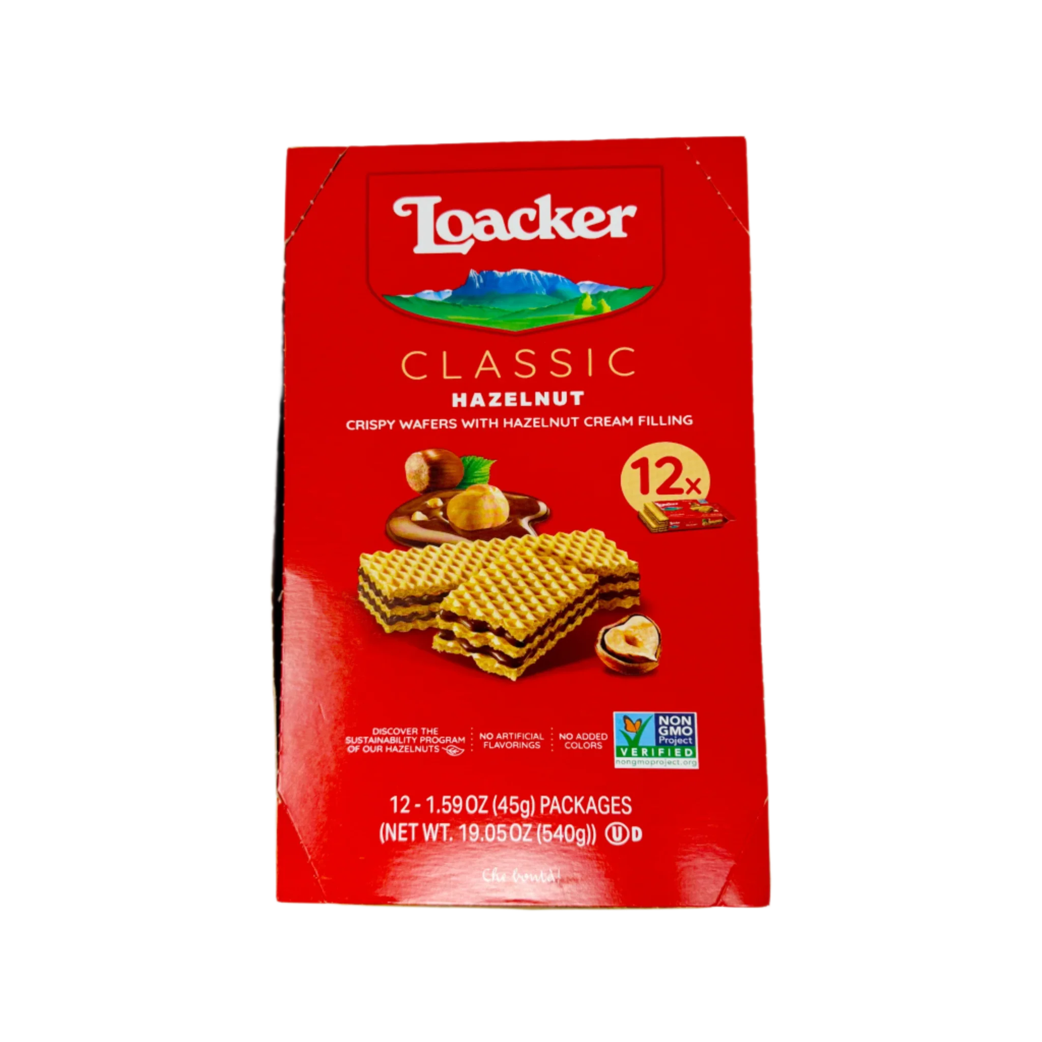 Loacker classic Hazelnut wafer 45g*12 - Image 3