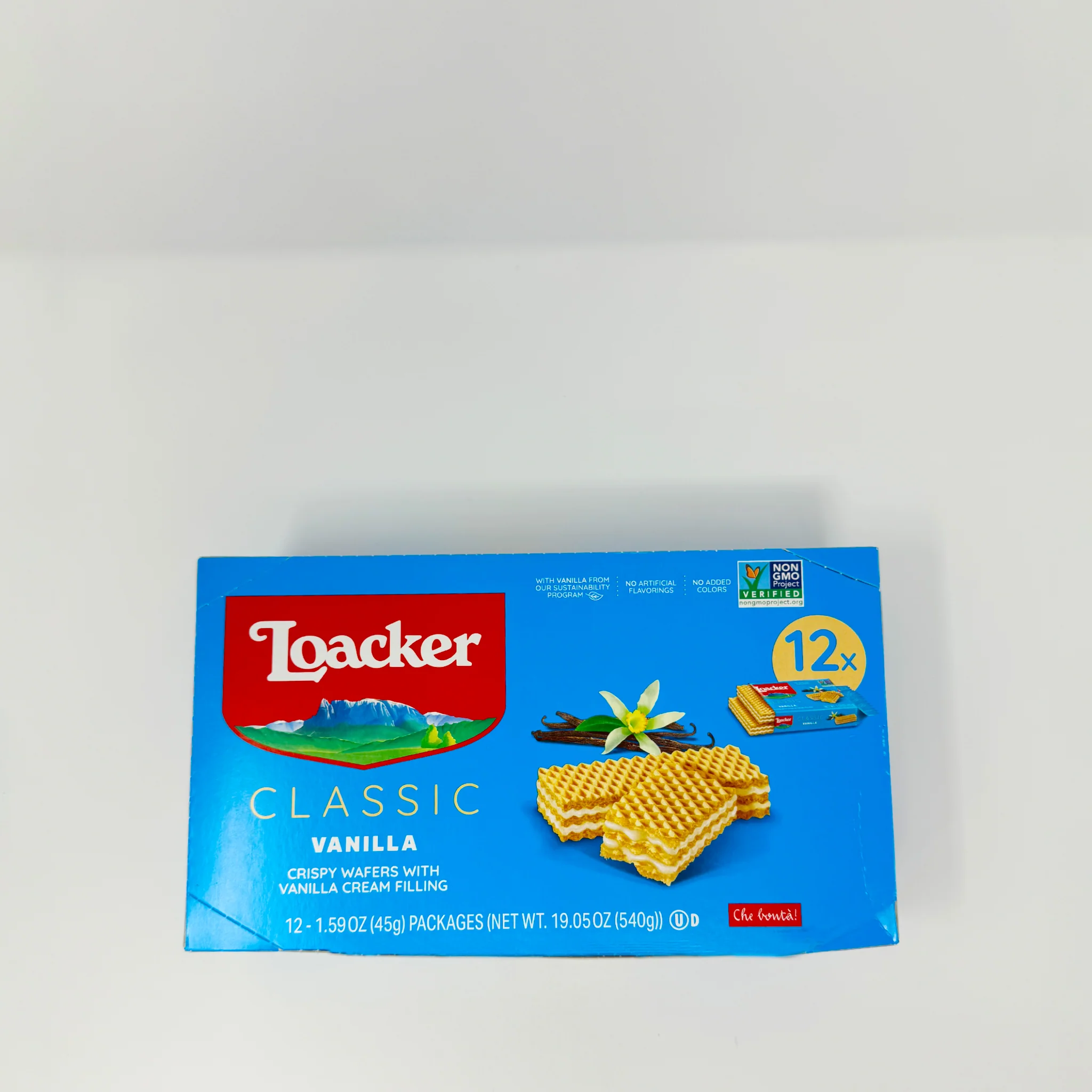 Loacker classic Vanilla wafer 45g*12