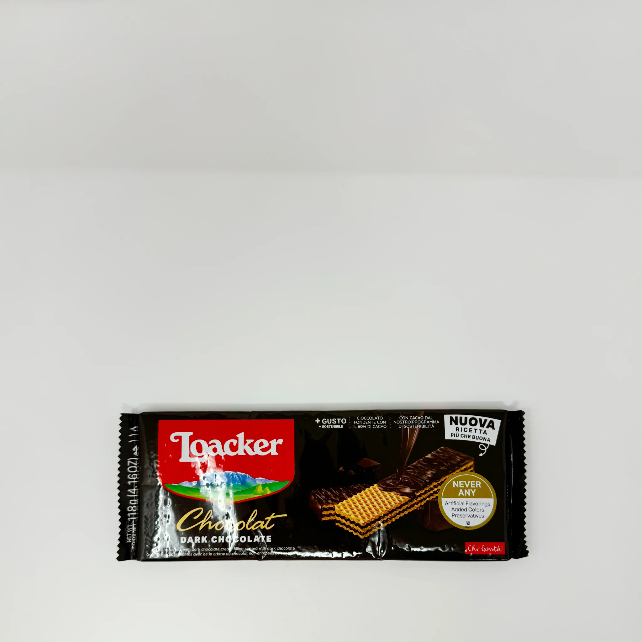Loacker Dark chocolate wafer 118g