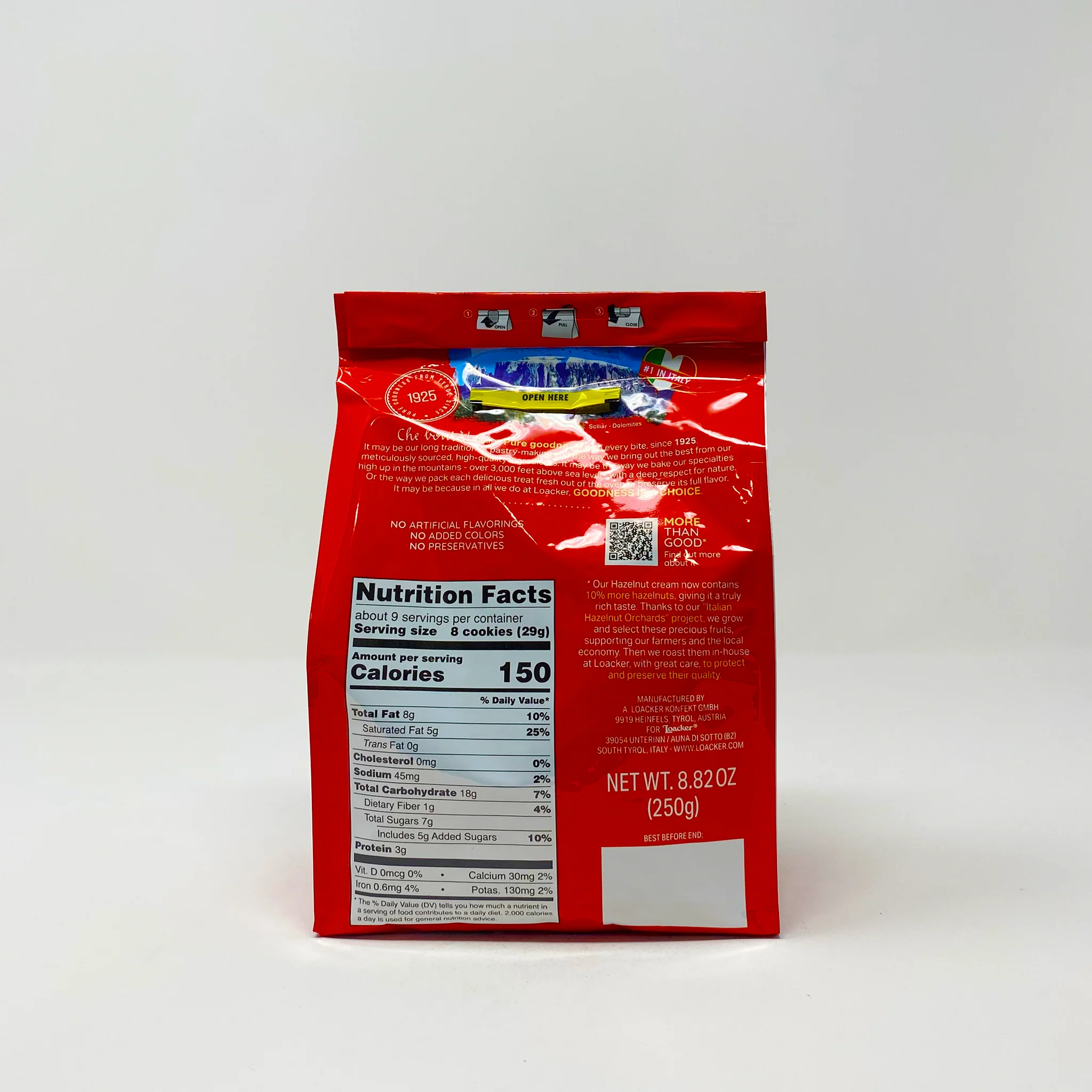 Loacker Hazelnut wafer cube 250g - Image 2