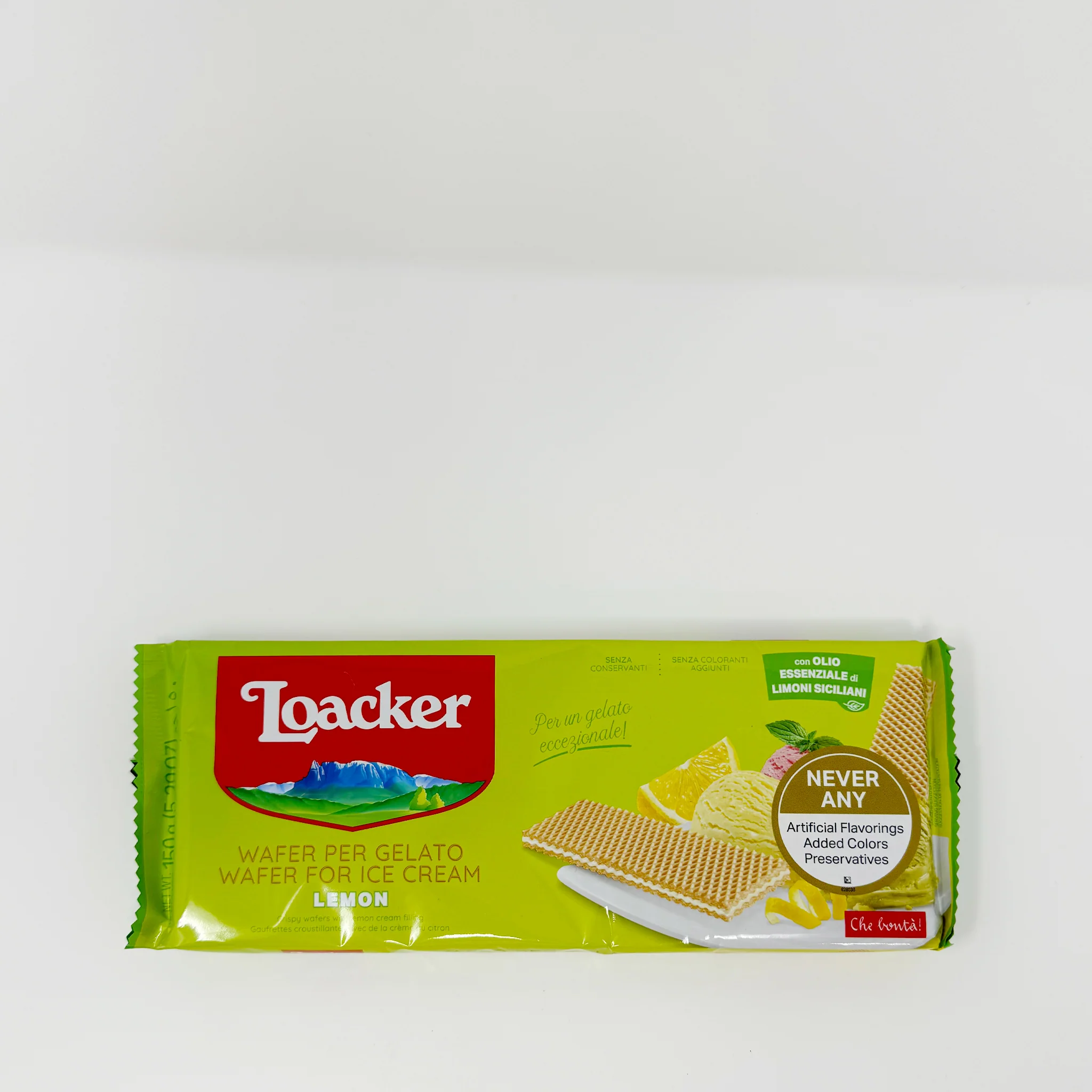 Loacker lemon wafer 150g