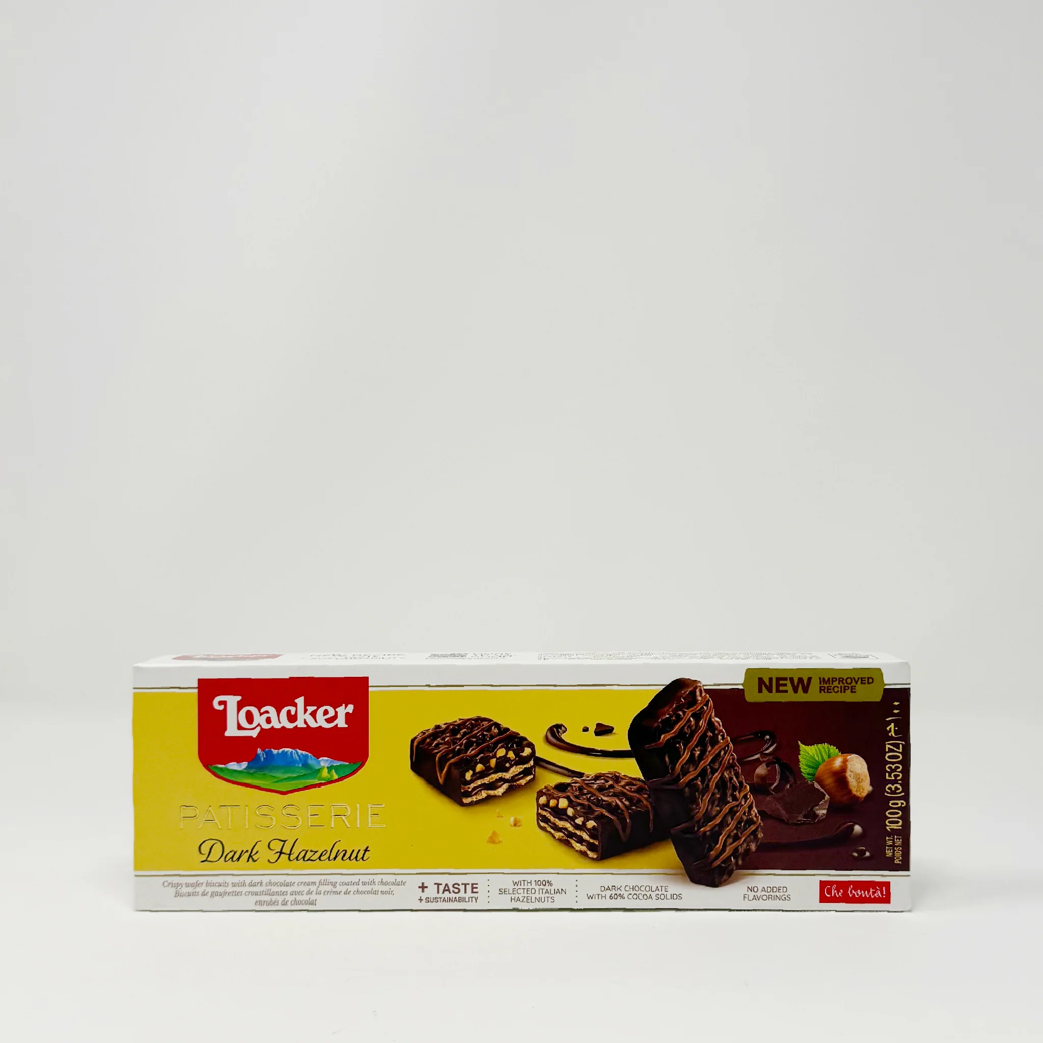 Loacker patisserie dark hazelnut 100g
