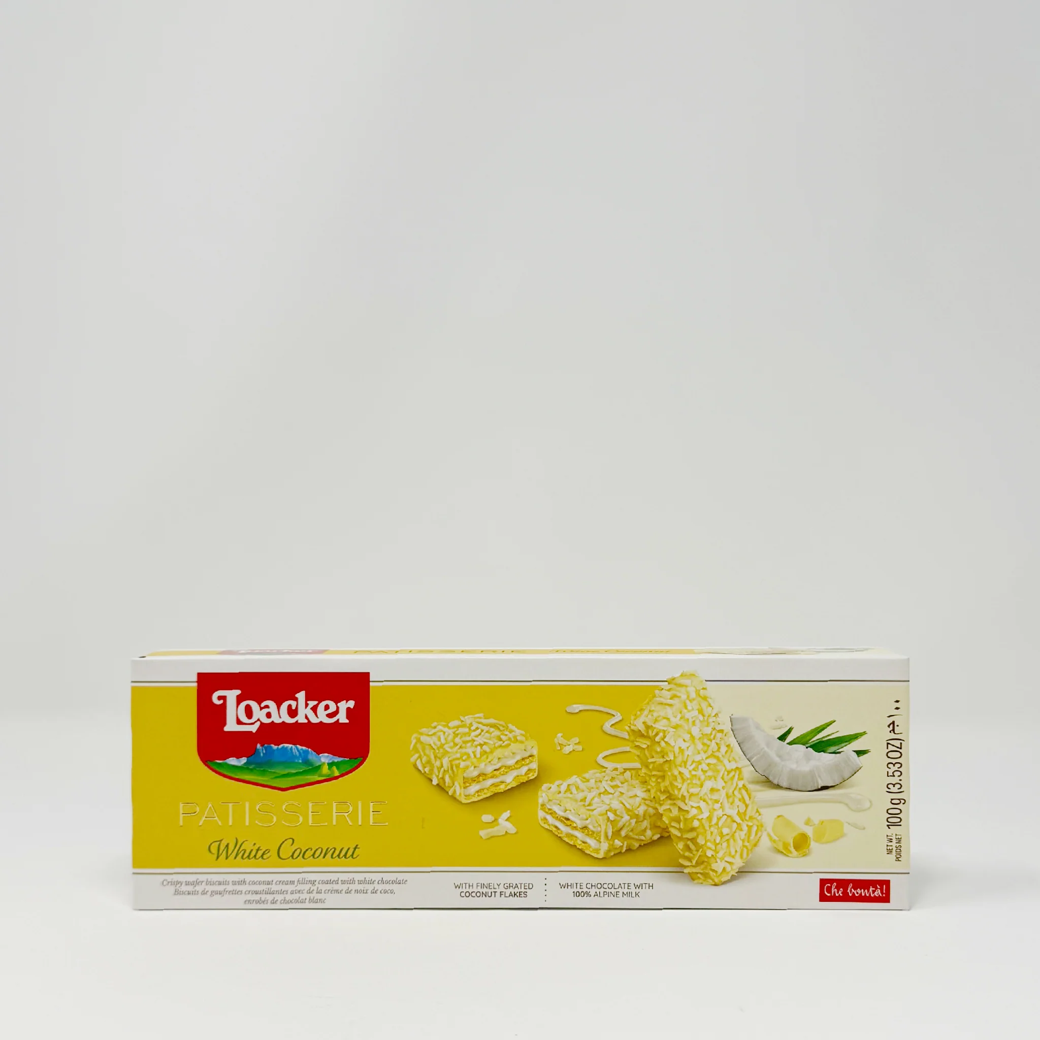 Loacker patisserie White coconut 100g
