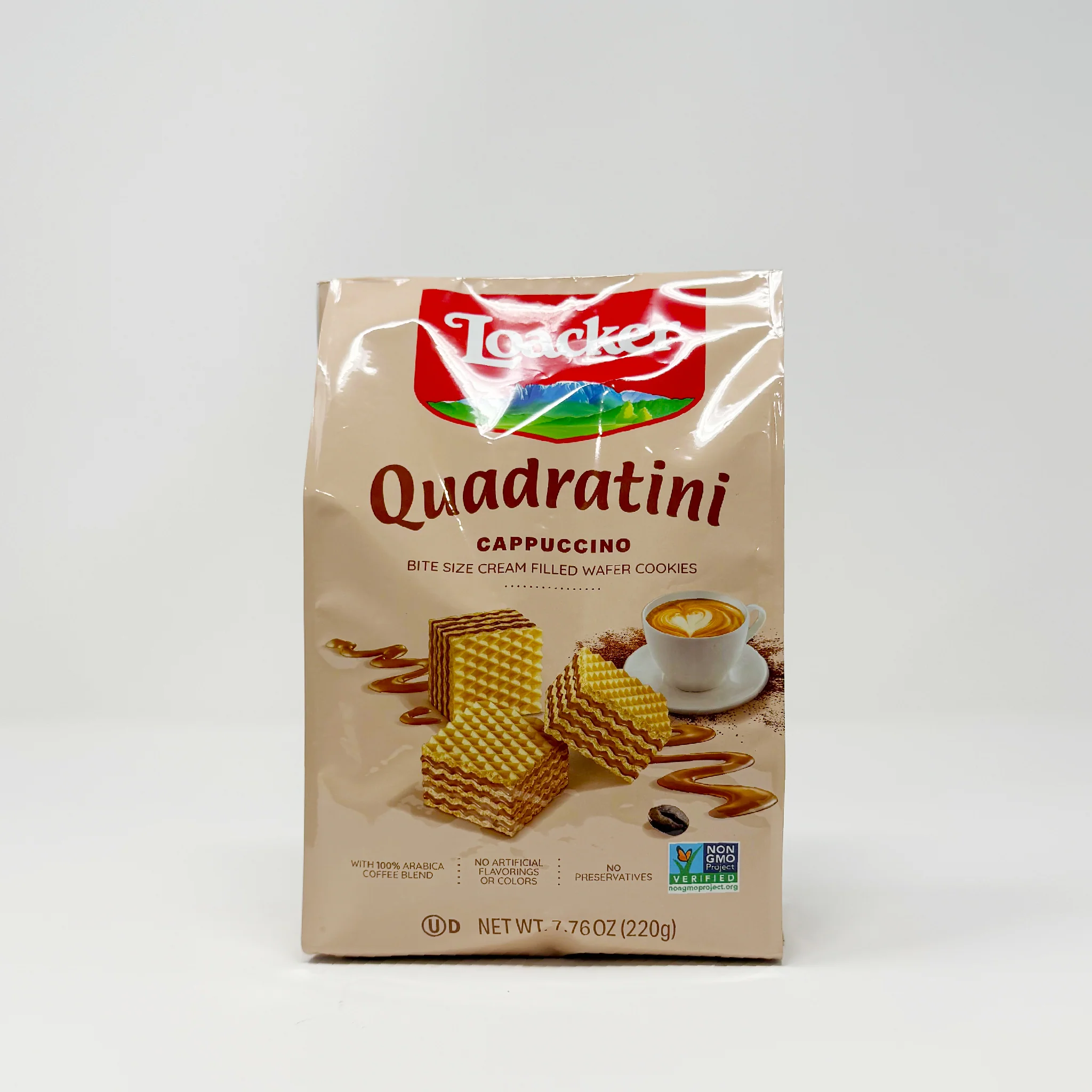 Loacker Quadratini cappuccino 220g