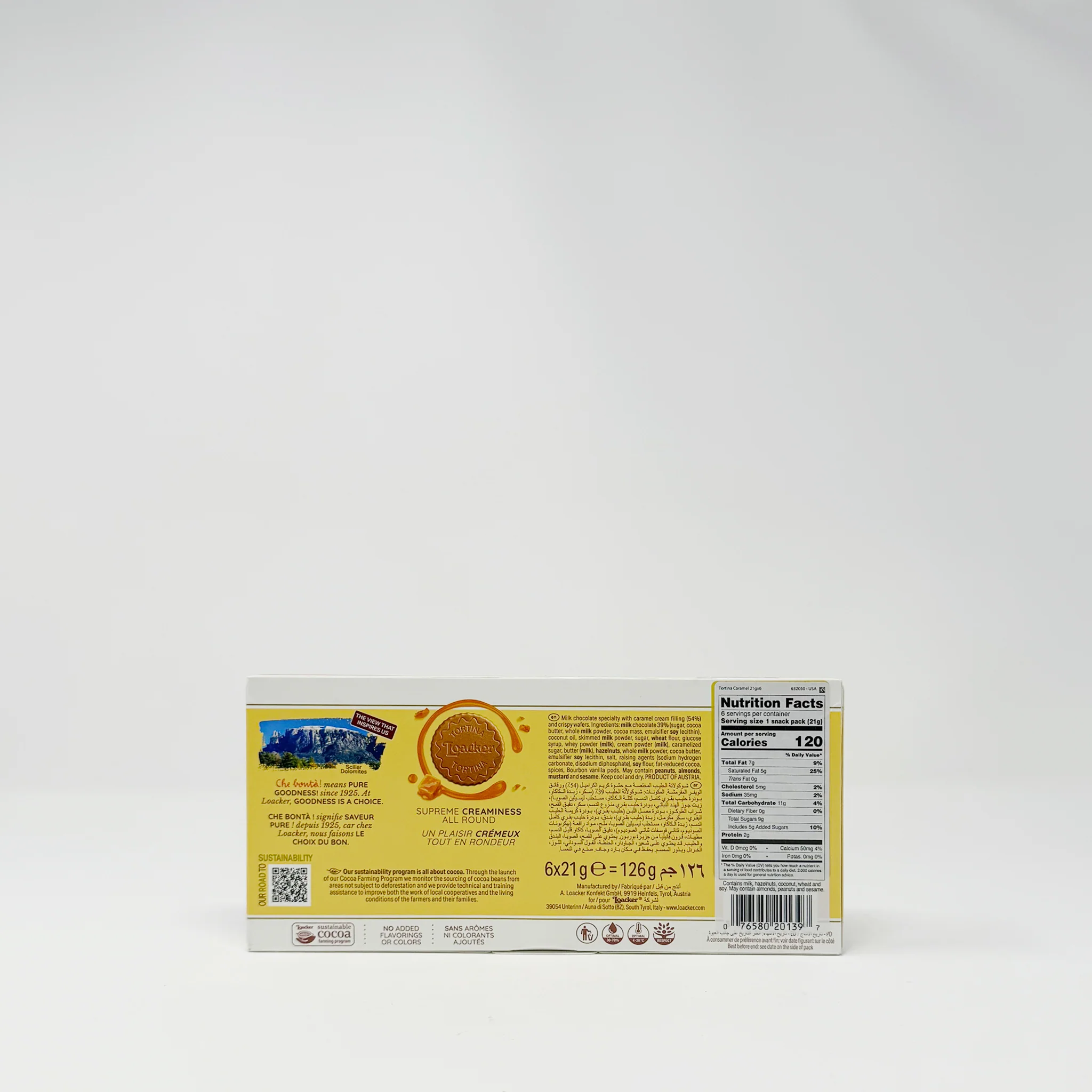 Loacker Tortina Carmel 126g - Image 2