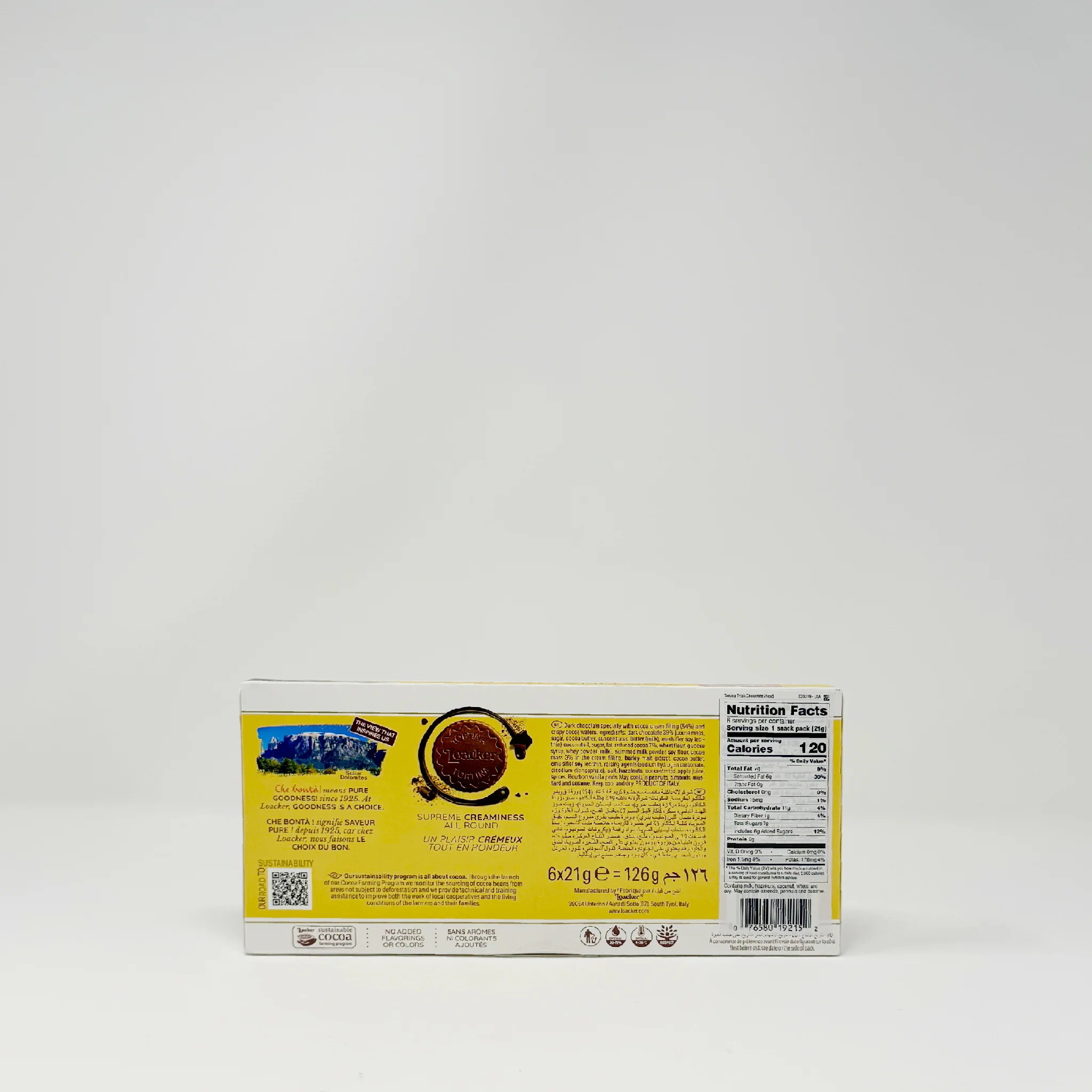 Loacker Tortina triple chocolate 126g - Image 2