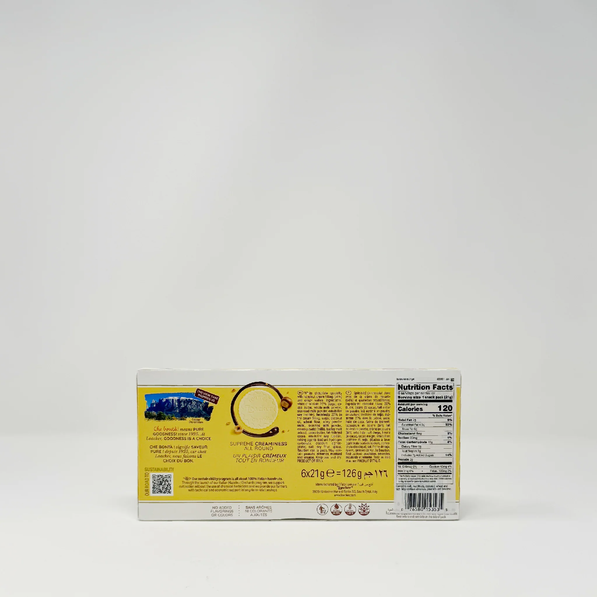 Loacker Tortina white chocolate 126g - Image 2