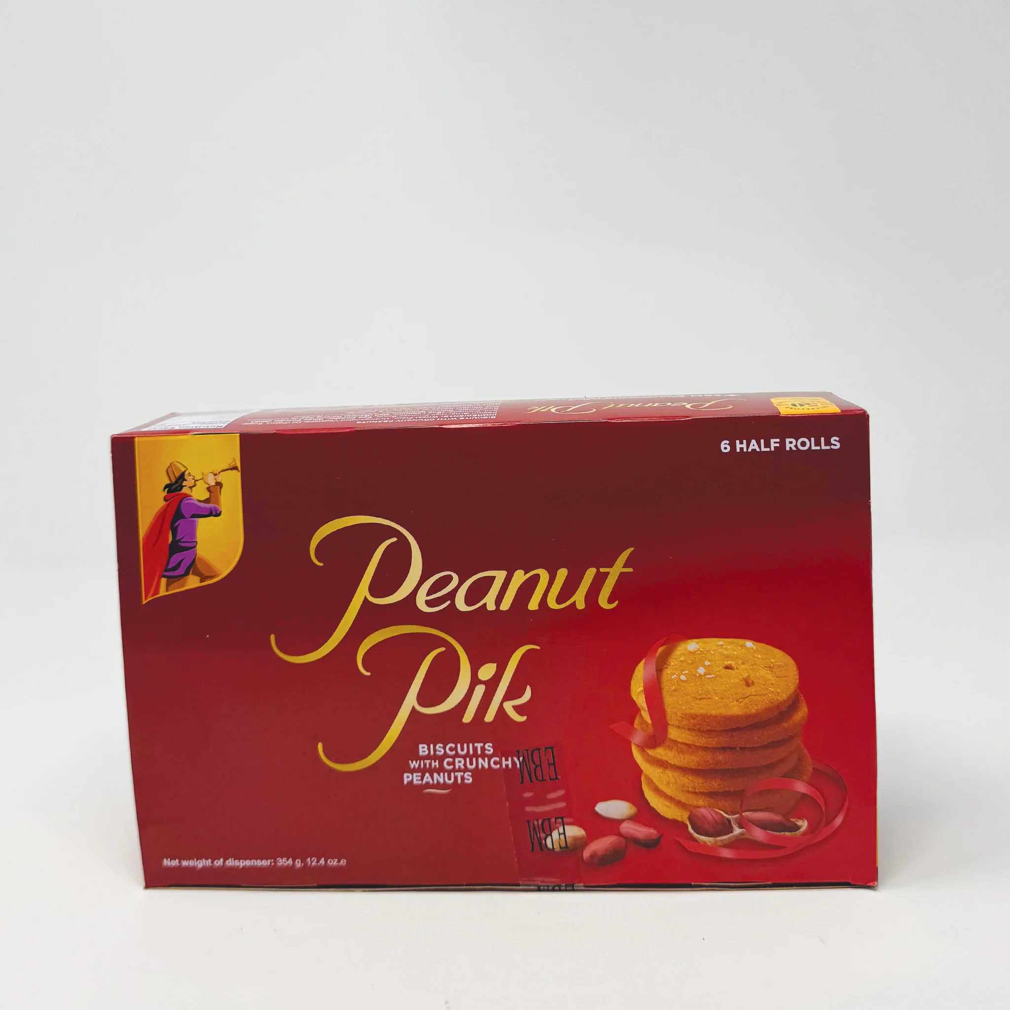 LU peanut Pik Biscuit 6, 1/2 Rolls 213g