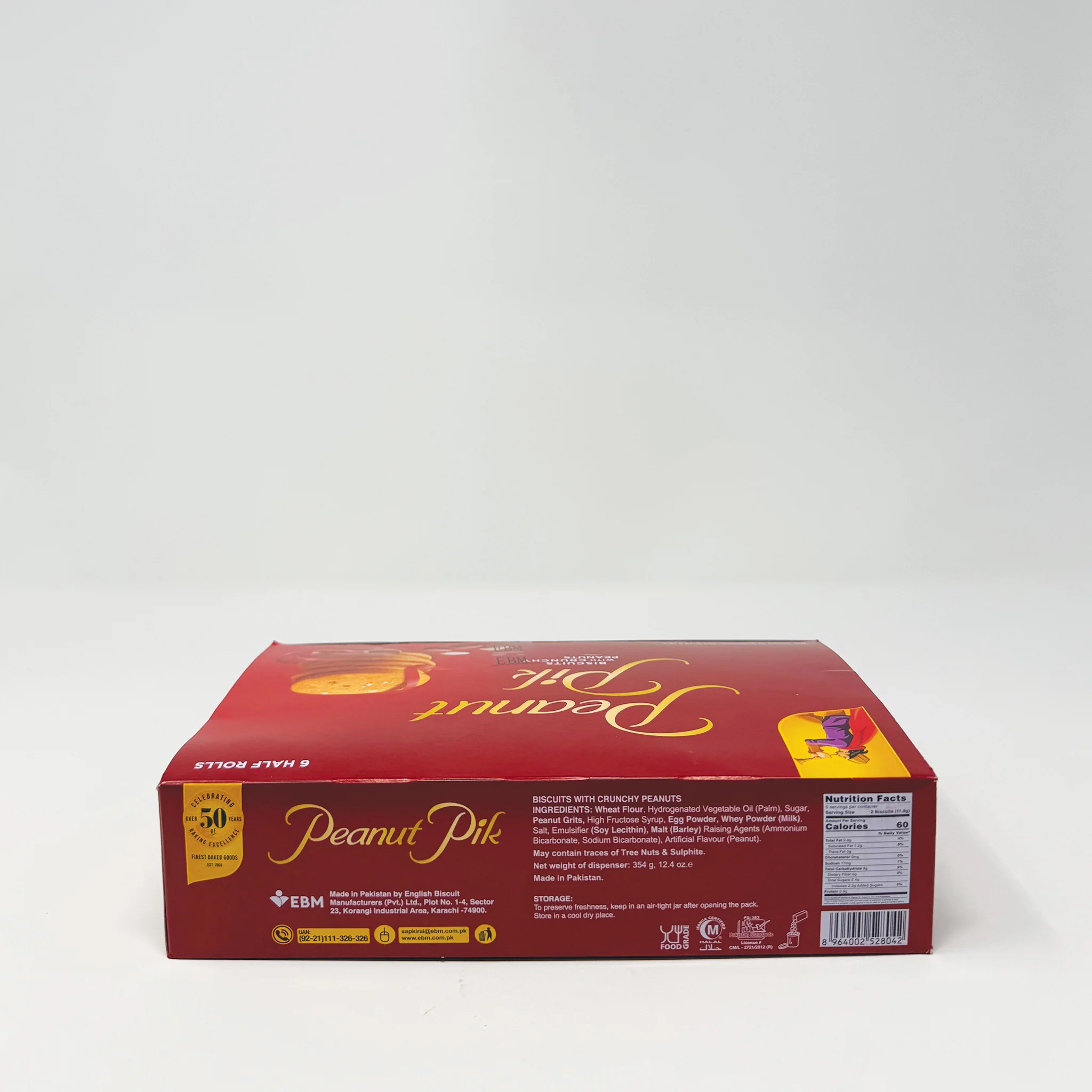 LU peanut Pik Biscuit 6, 1/2 Rolls 213g - Image 3