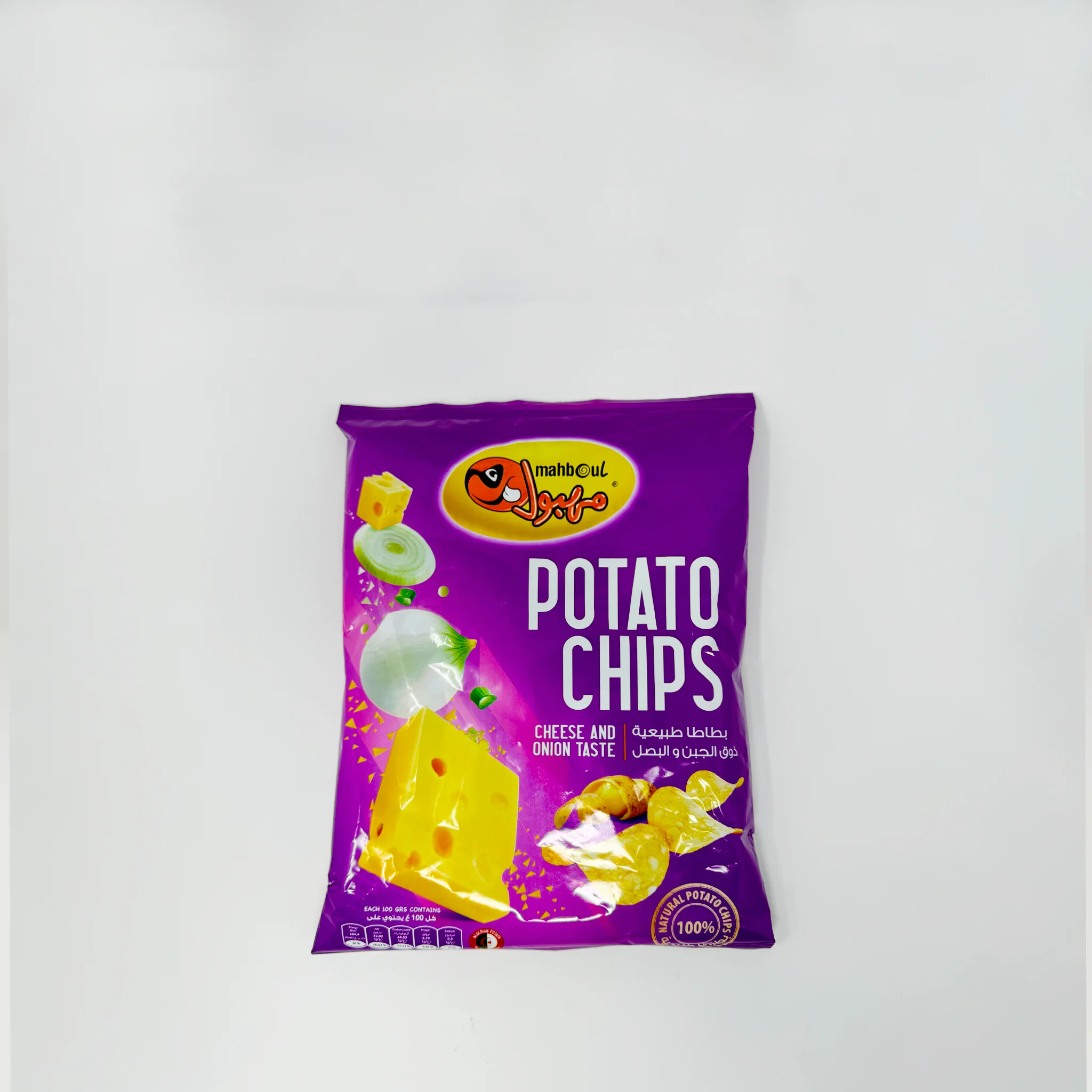 Mahboul Algerian Potato Chips Cheese & Onions 90g