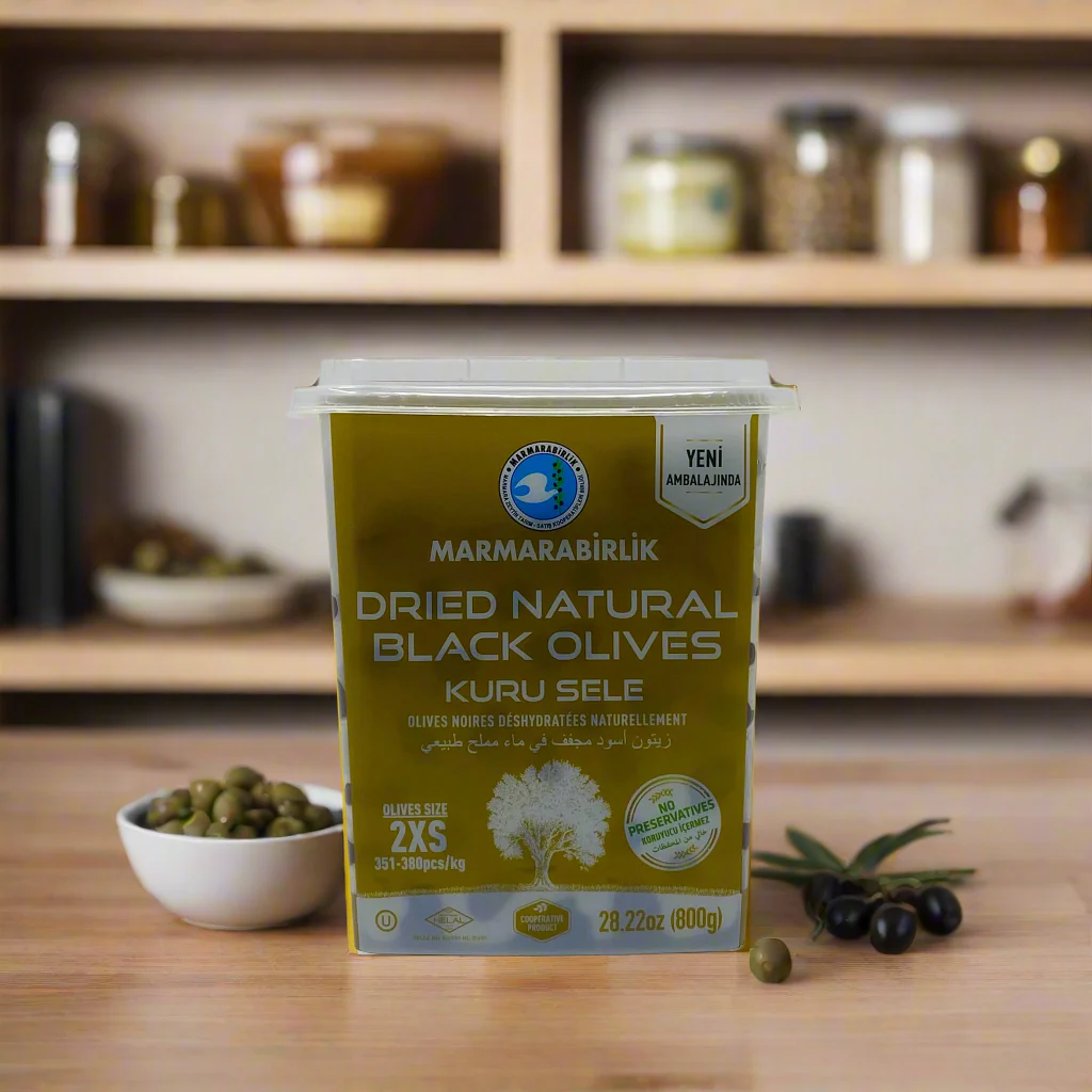 Marmarabirlik dried black olives 2XS 800g - Image 6
