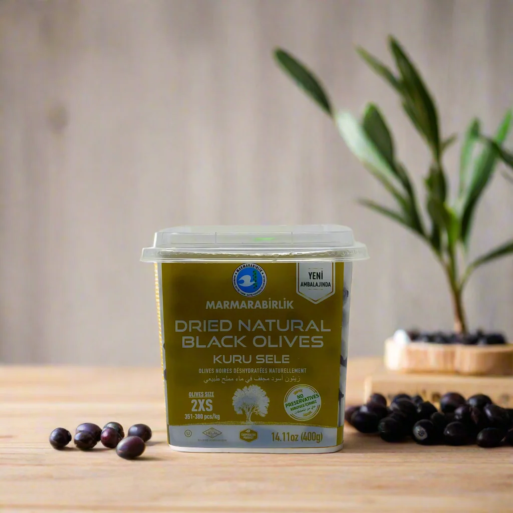 Marmarabirlik dried black olives 2XS 800g - Image 7