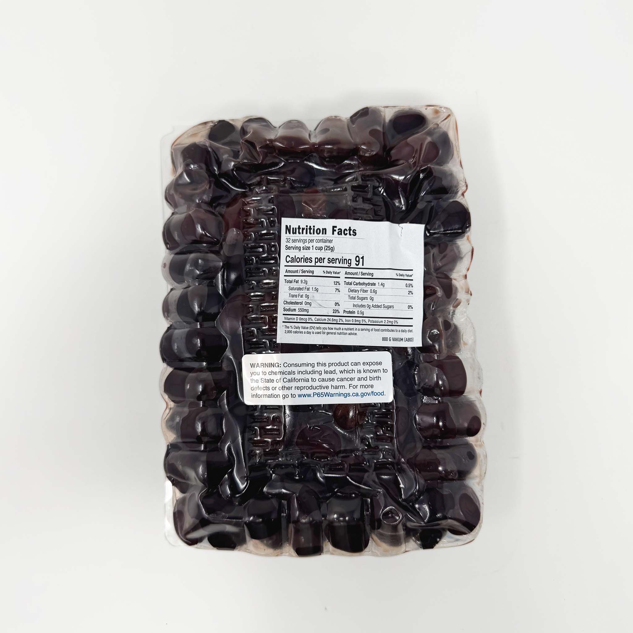 Marmarabirlik dried black olives XS 800g - Image 2