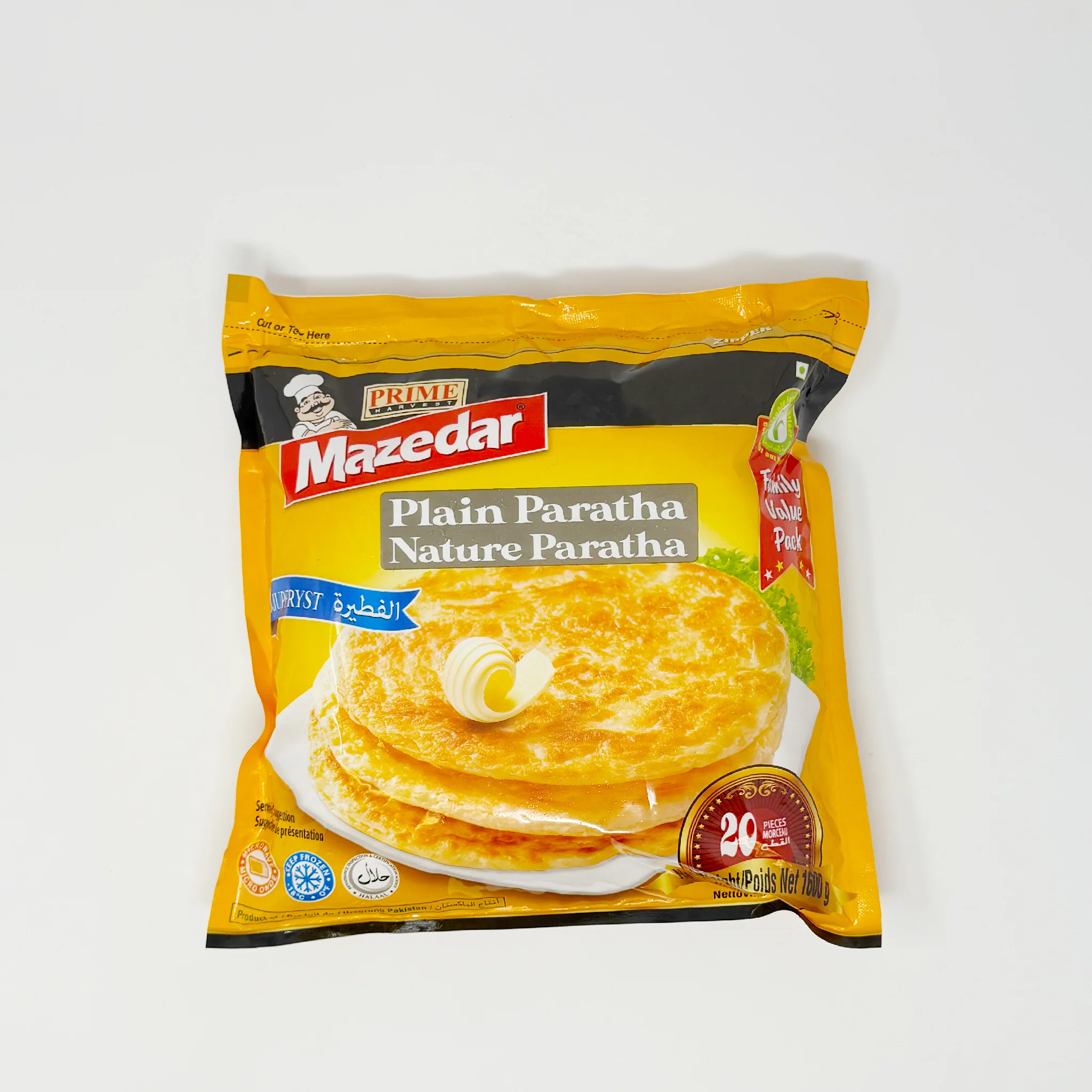 Mazeder plain paratha family pack (In-Store Only)