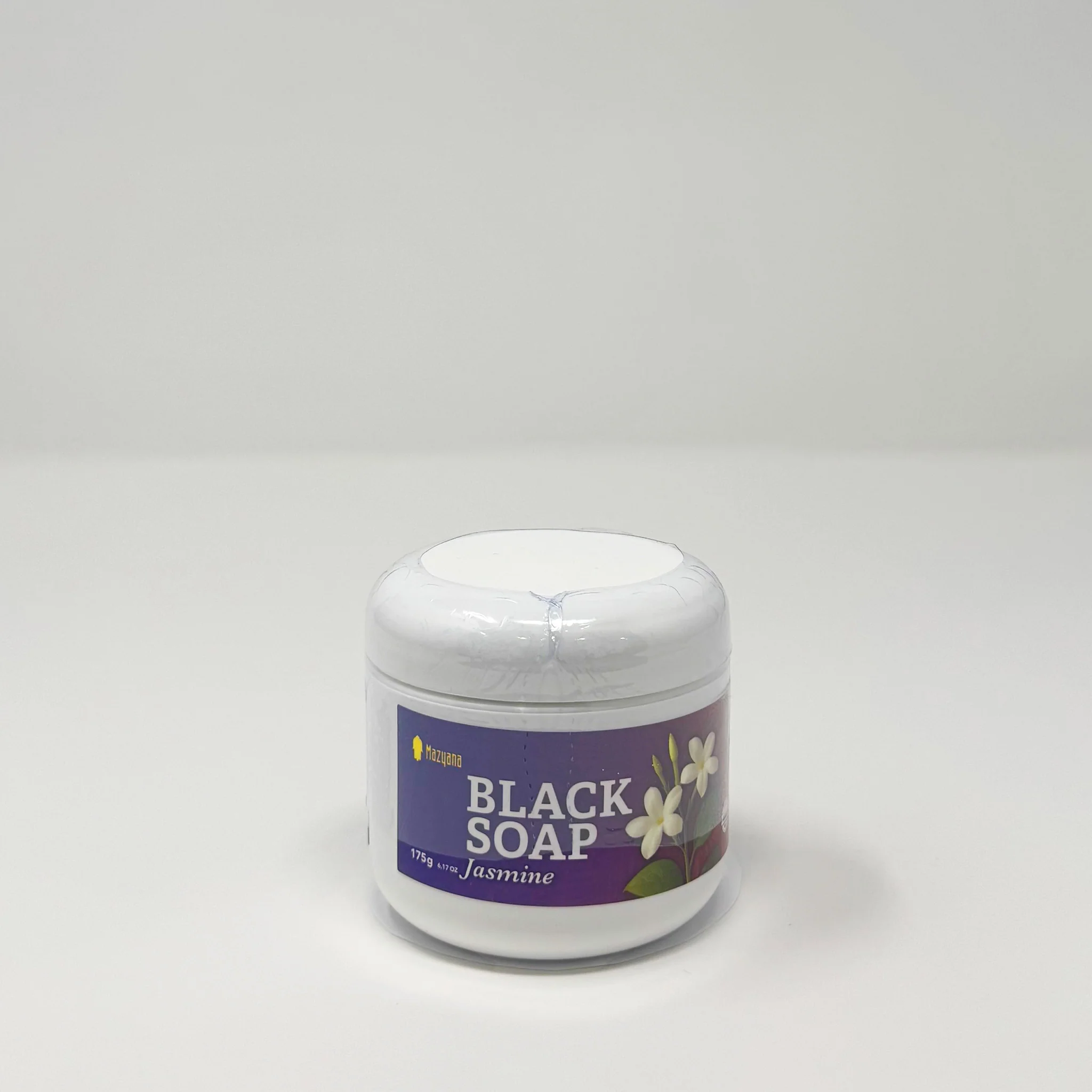 Mazyana Black soap jasmin 175g