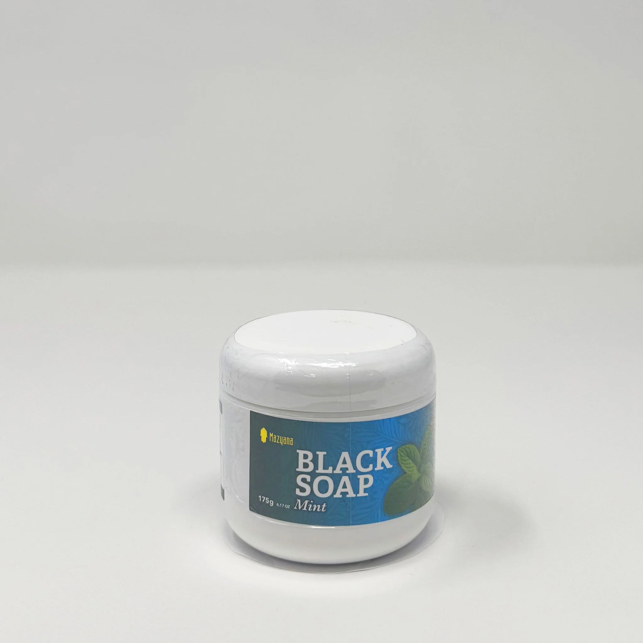 Mazyana Black soap mint 175g
